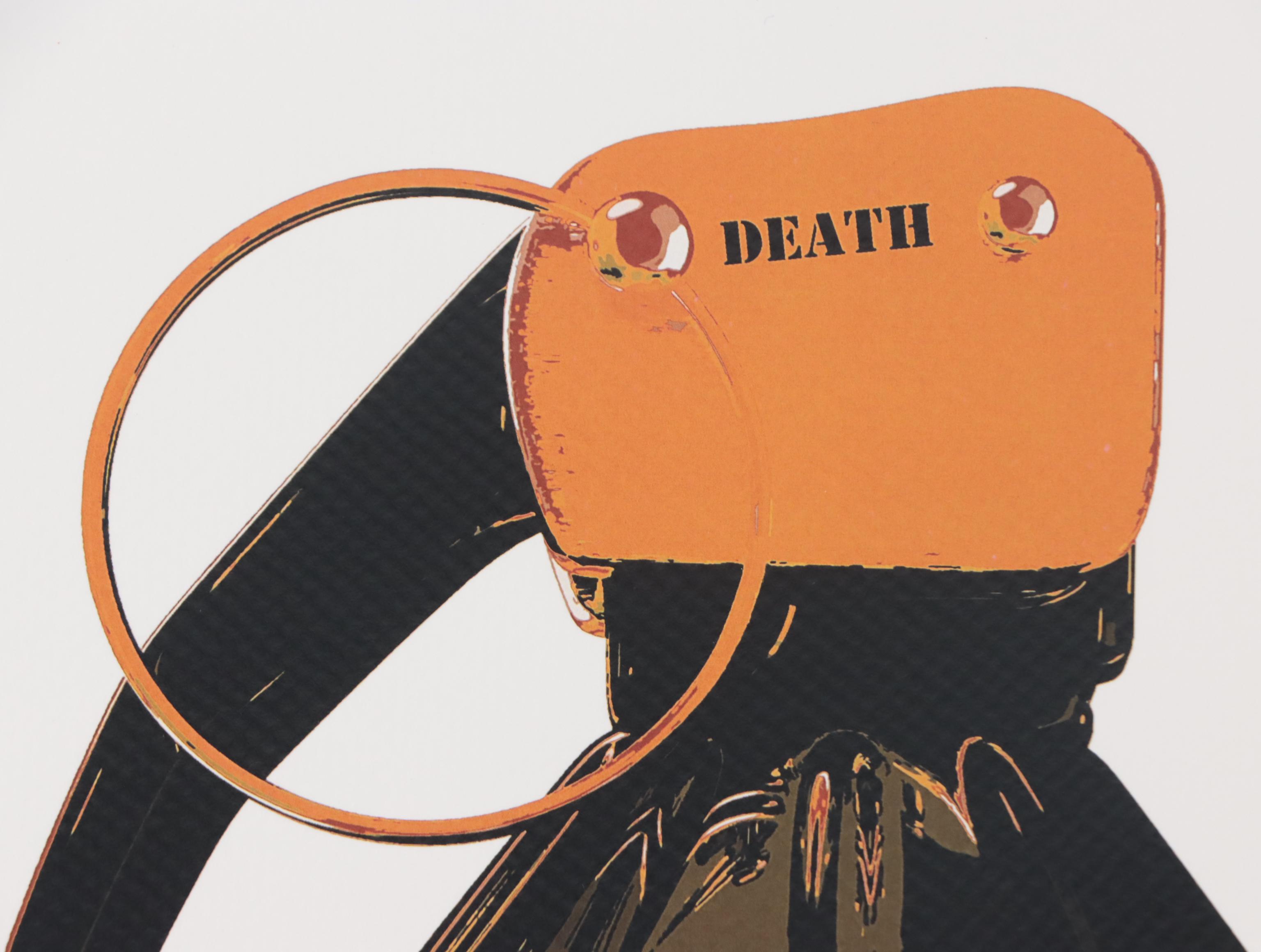Death NYC Pop Art Graphic Print of an Hermès Grenade