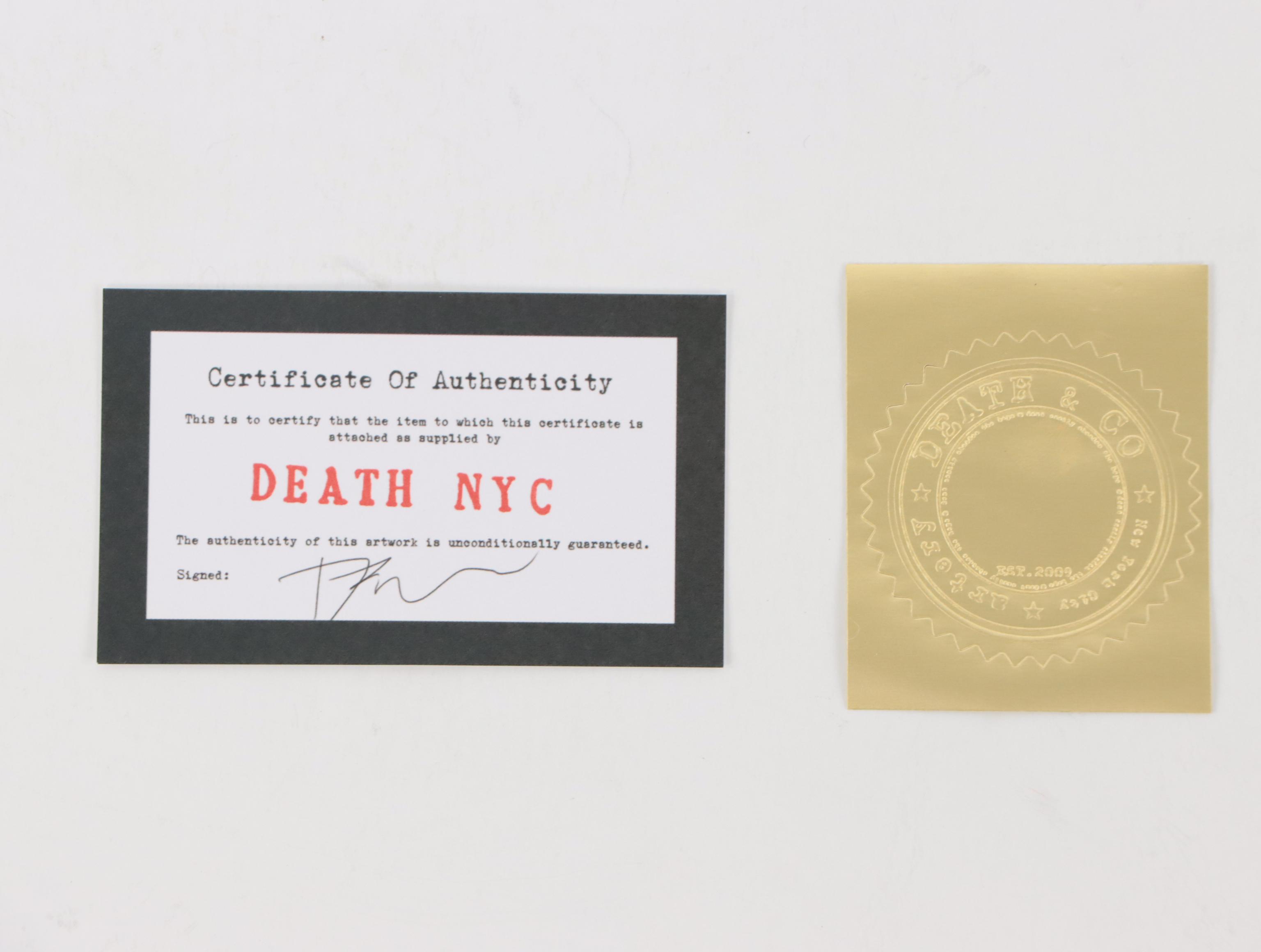 Death NYC Pop Art Graphic Print of an Hermès Grenade