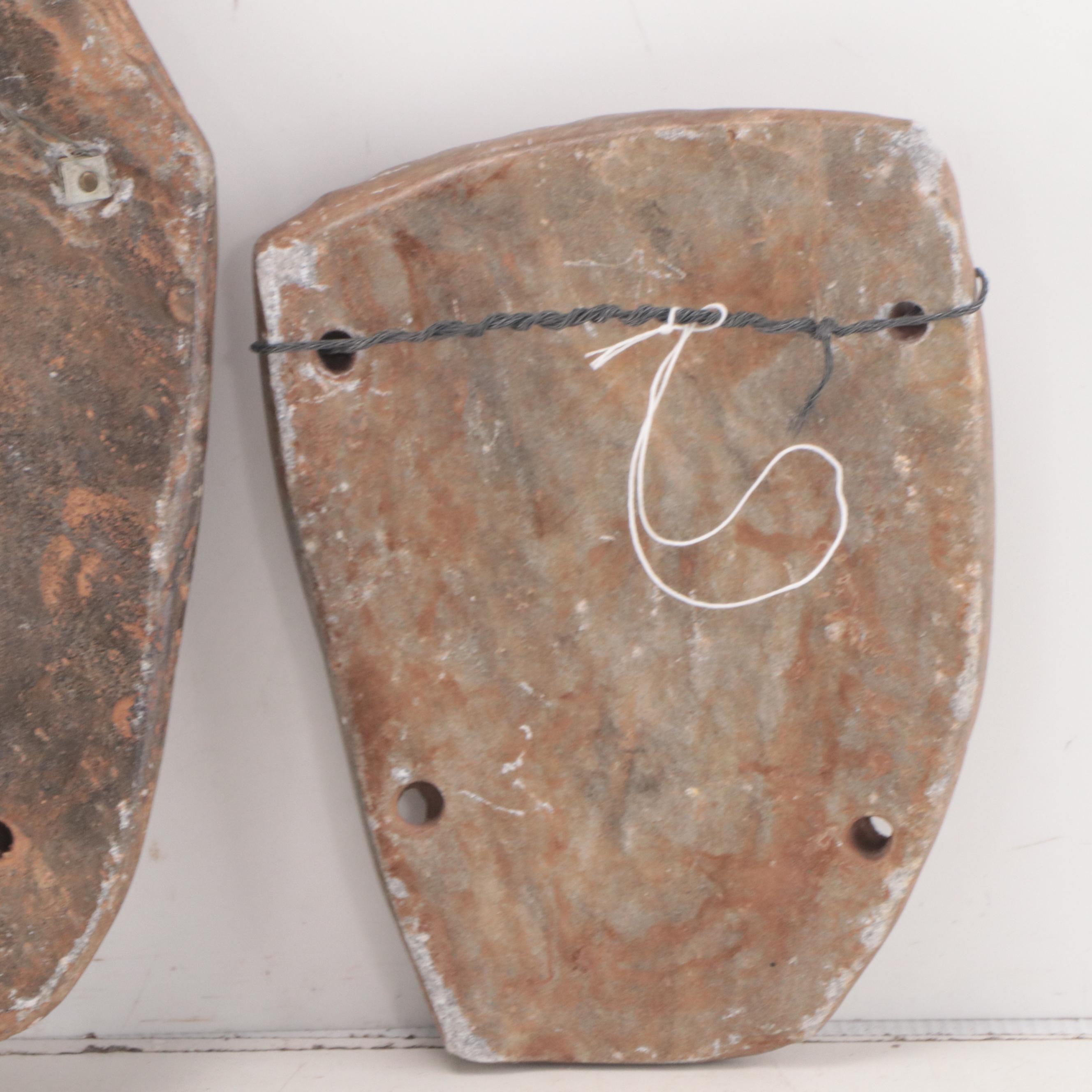 Mexican Pre-Columbian Style Carved Stone Masks, 20th Century