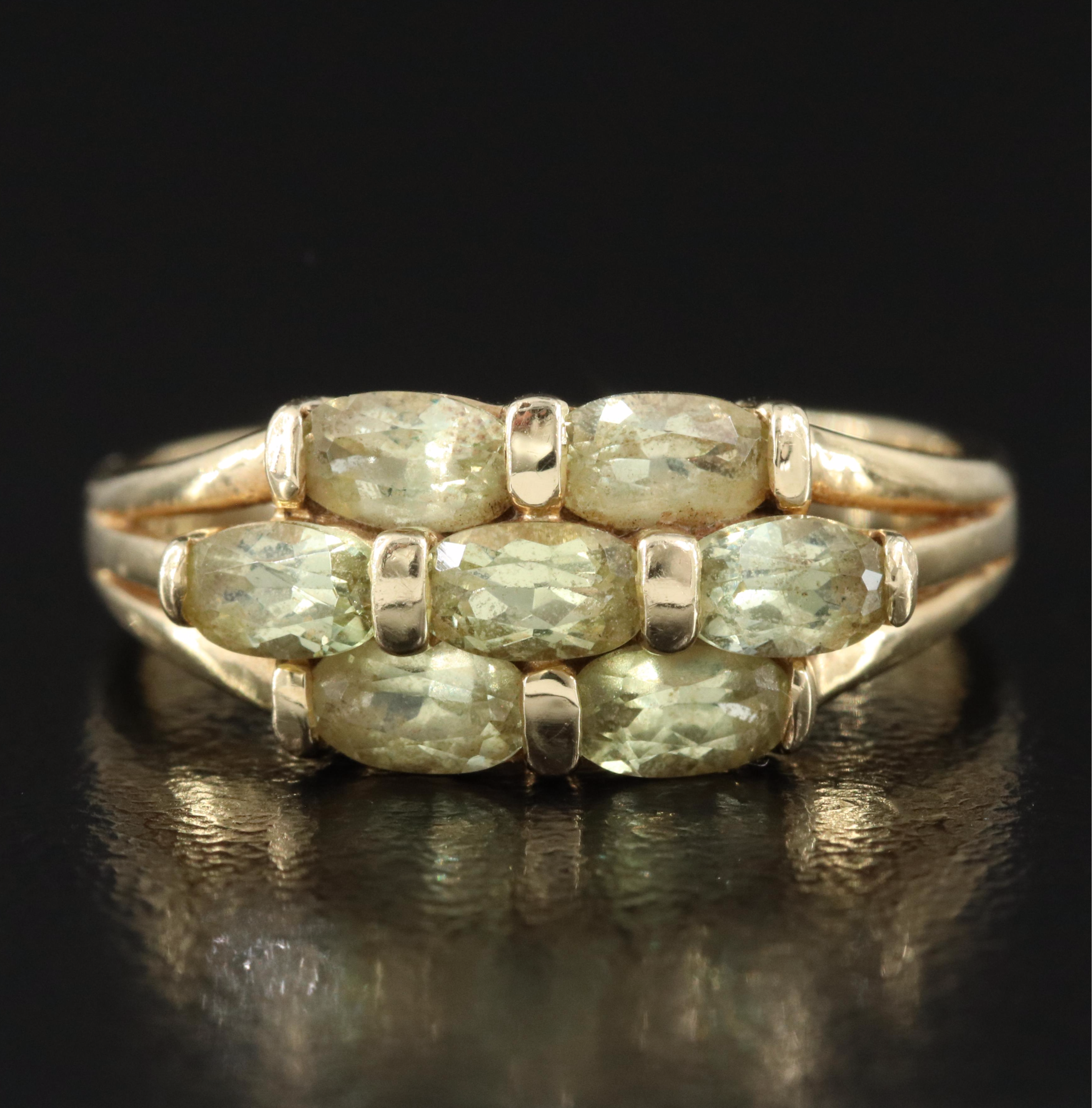 14K Chrysoberyl Ring