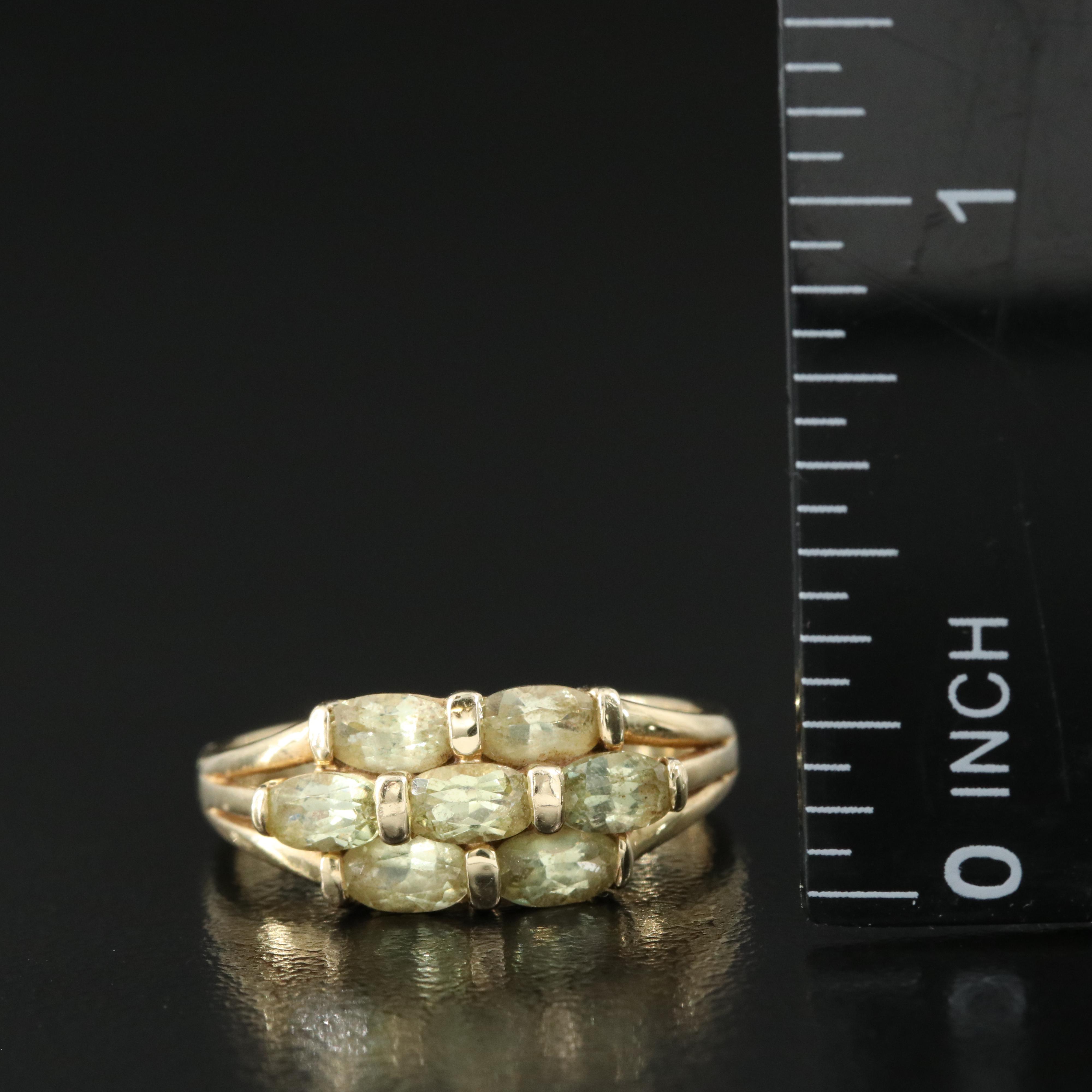 14K Chrysoberyl Ring