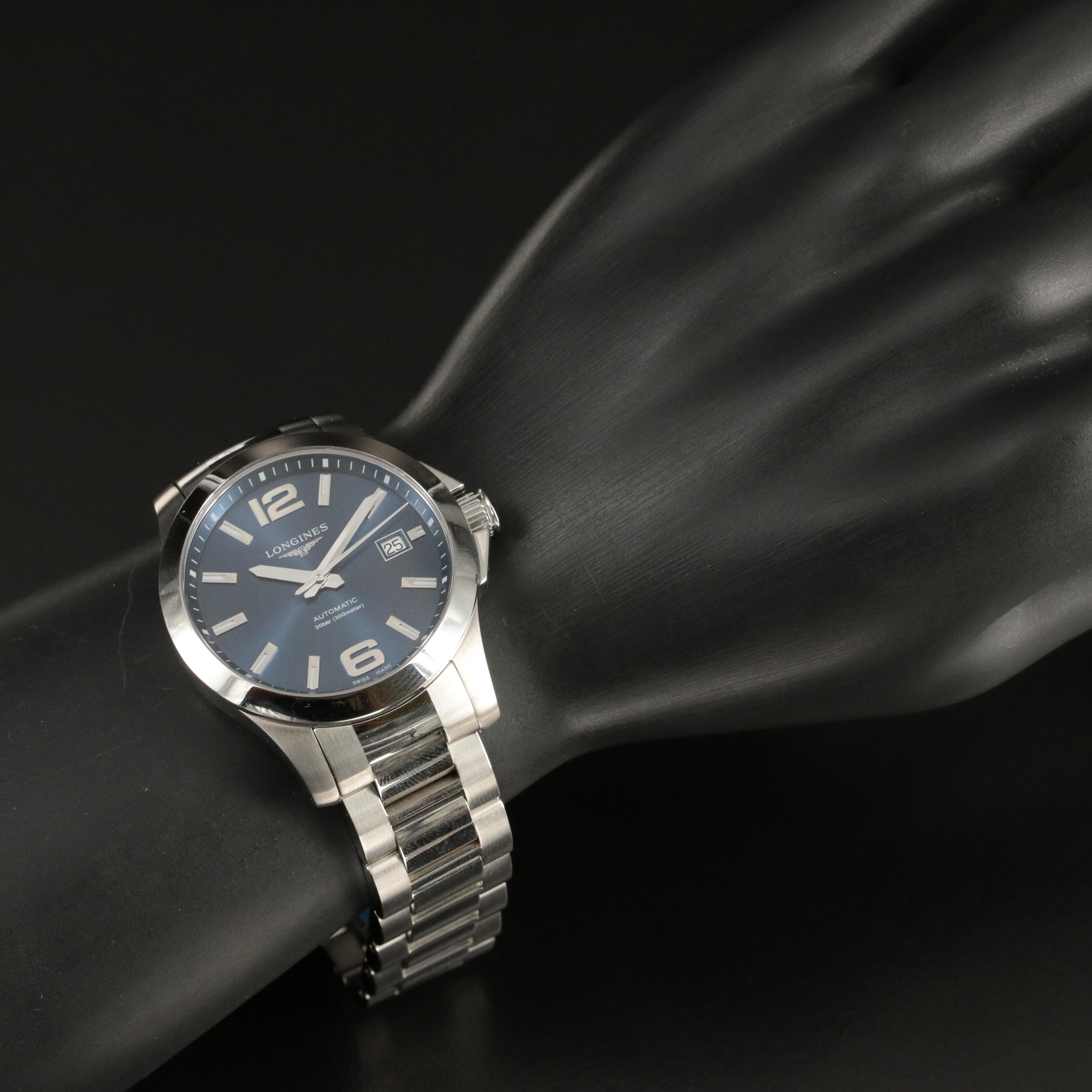 Longines Conquest 39MM Blue Dial Automatic Watch