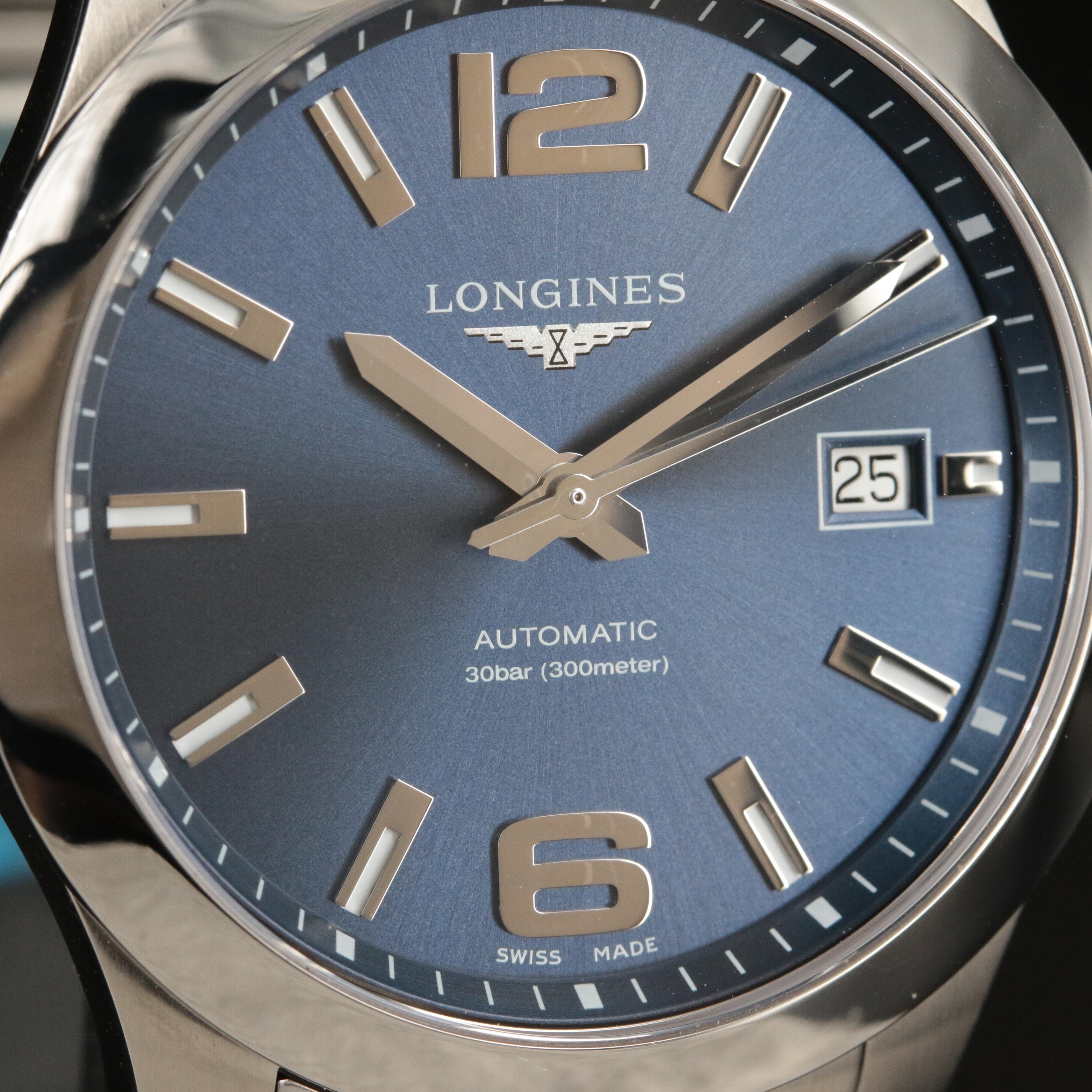 Longines Conquest 39MM Blue Dial Automatic Watch