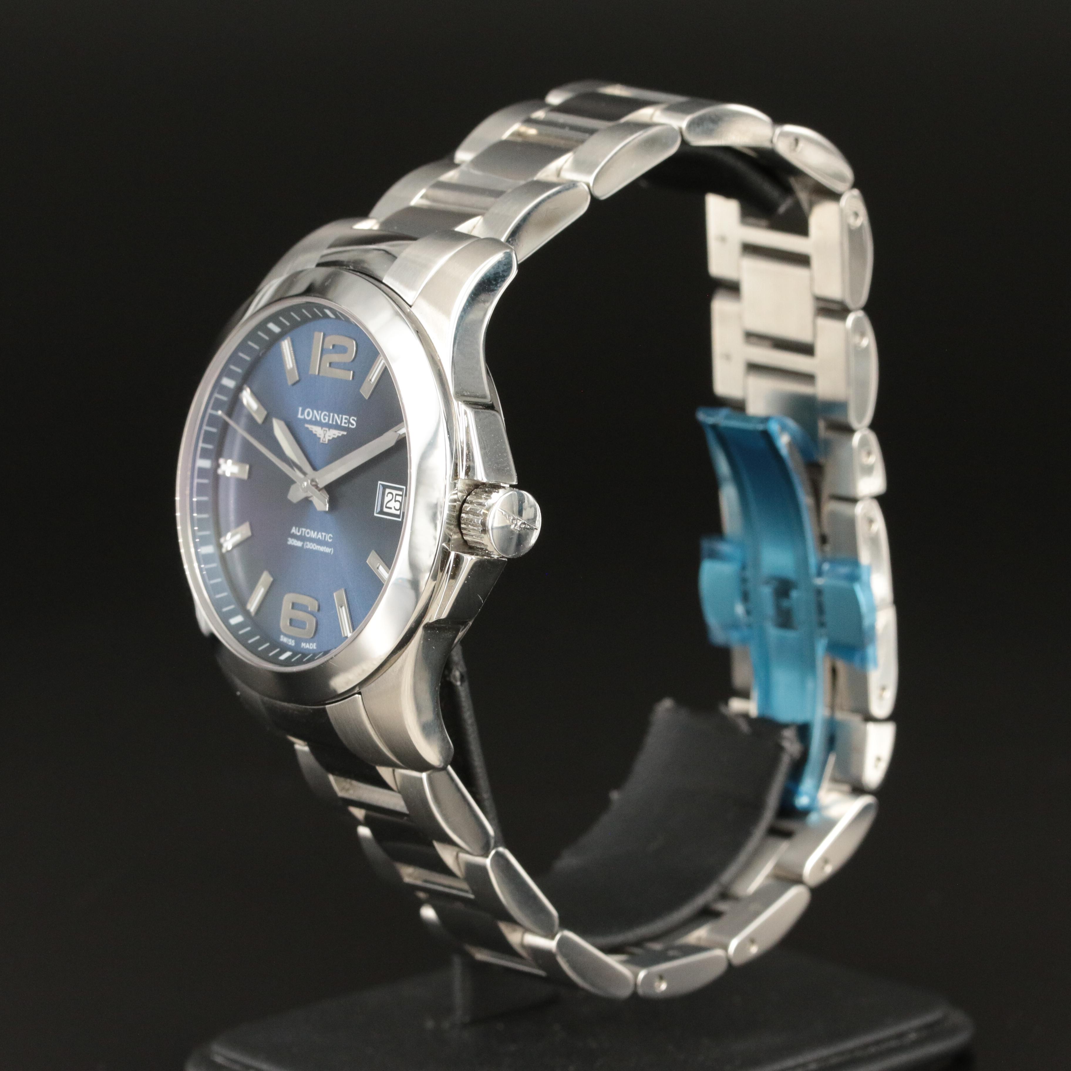 Longines Conquest 39MM Blue Dial Automatic Watch