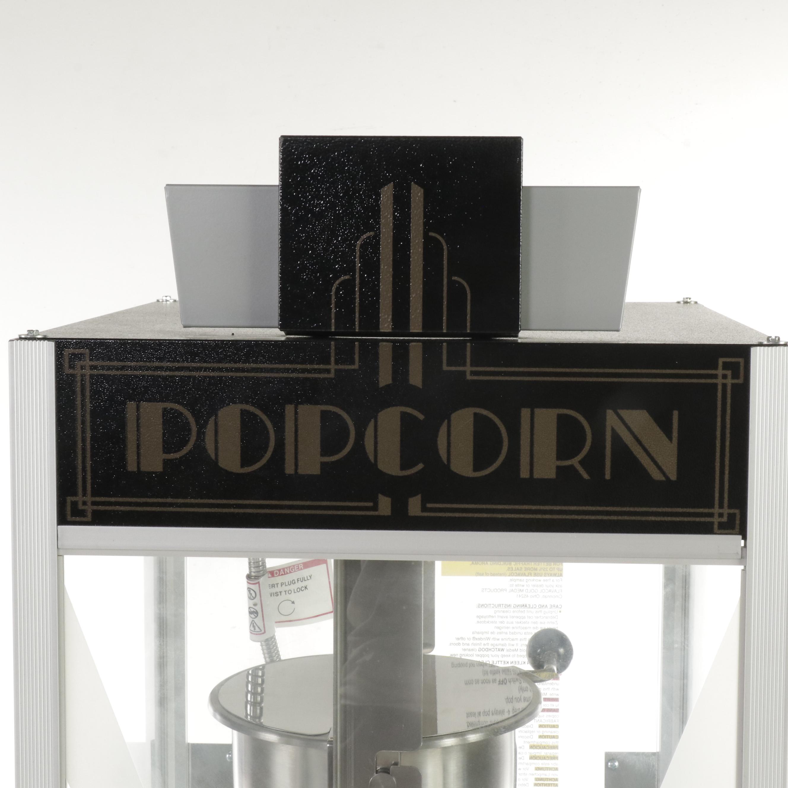 Movie Theater Style Popcorn Cart