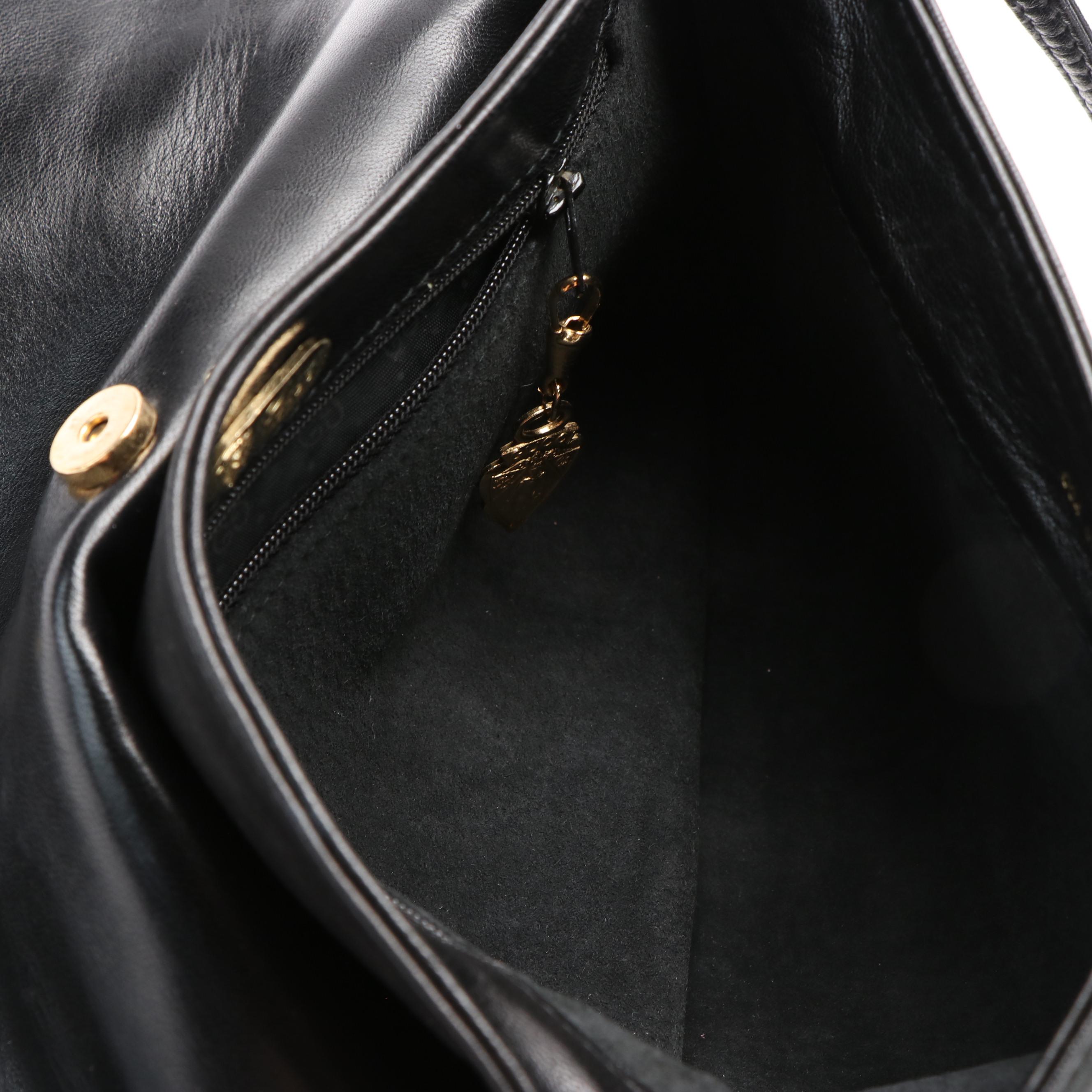 Gucci Ostrich Leather Shoulder Bag