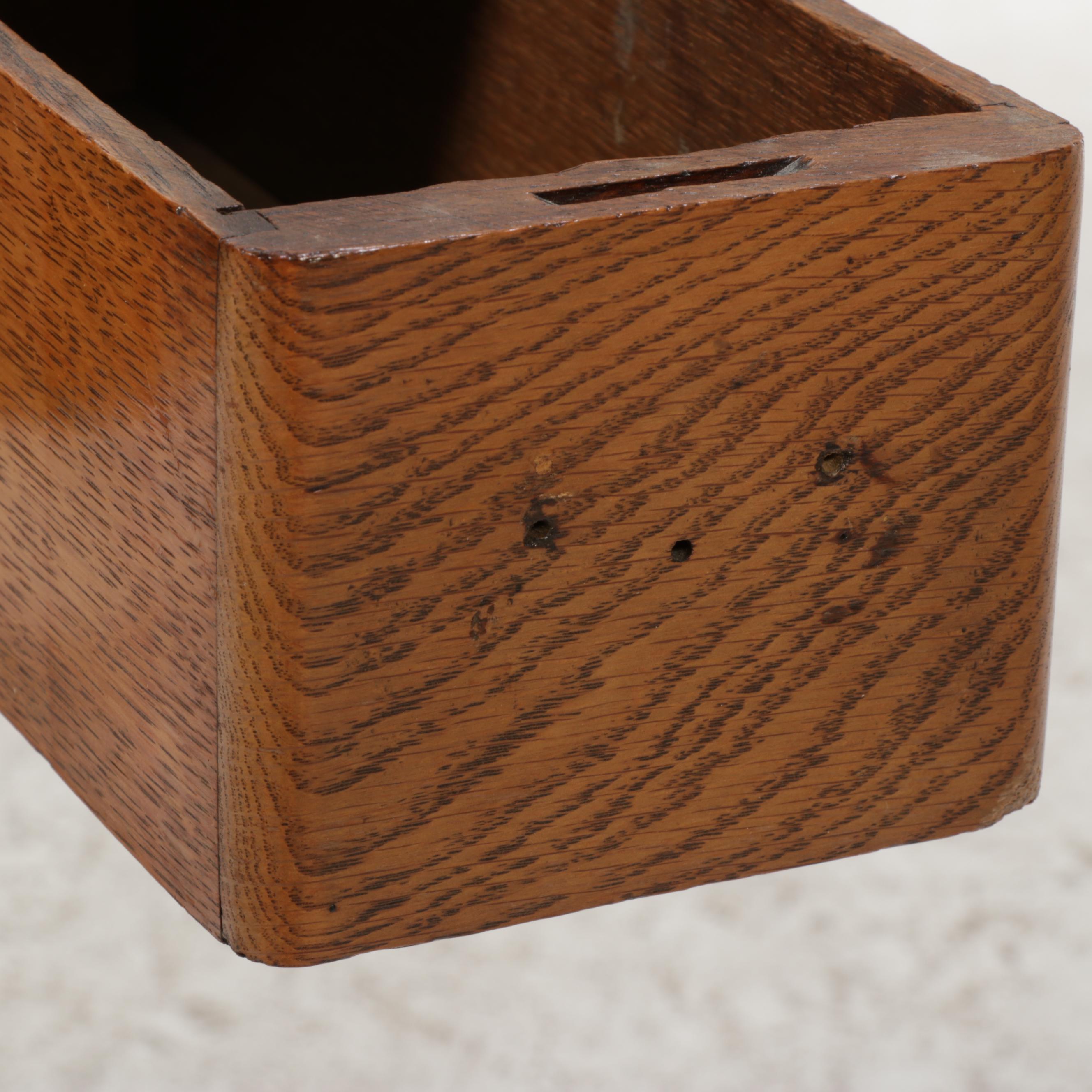 Davis Oak and Cast Iron Treadle Base Sewing Machine, Early 20th Century