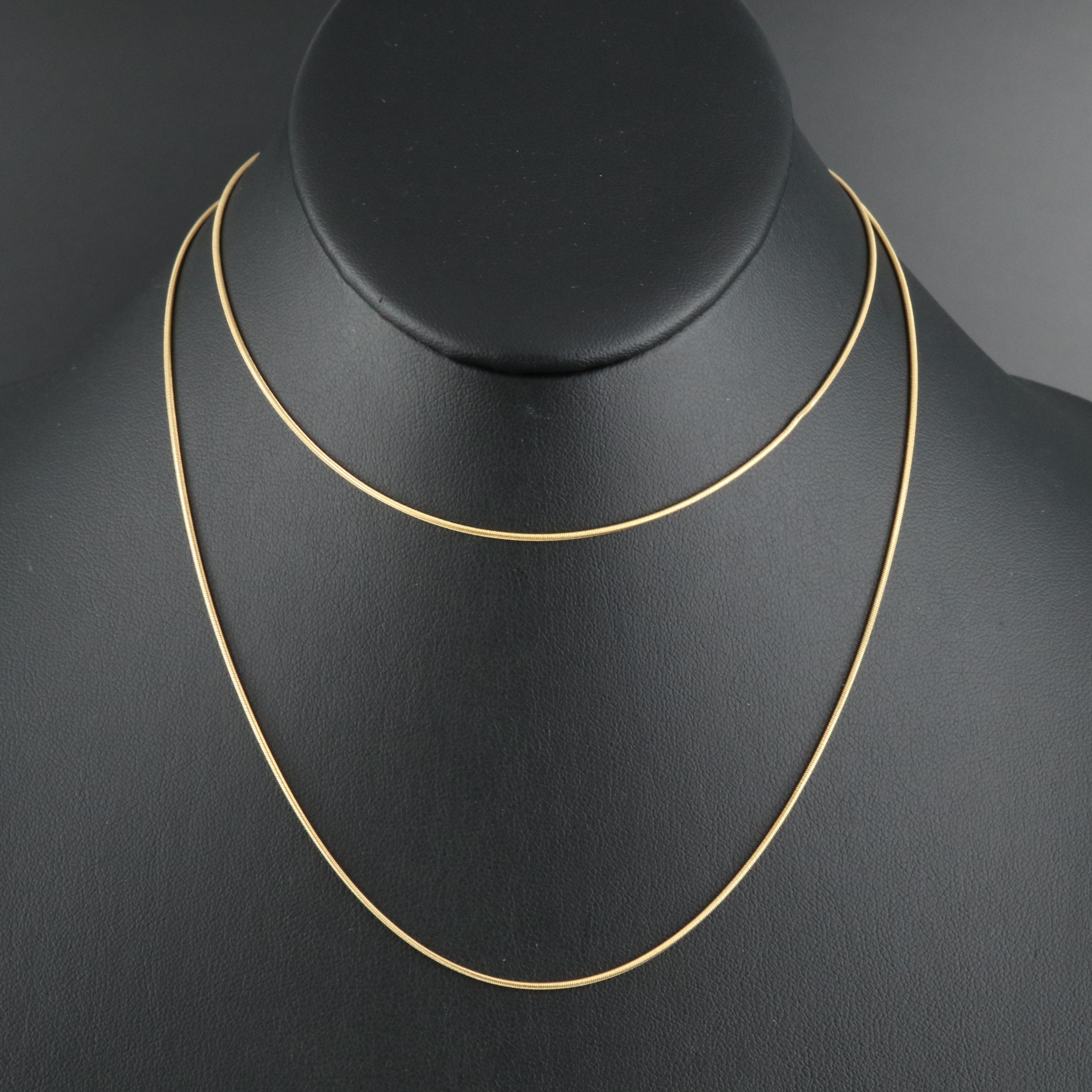Italian 14K Snake Chain Necklace