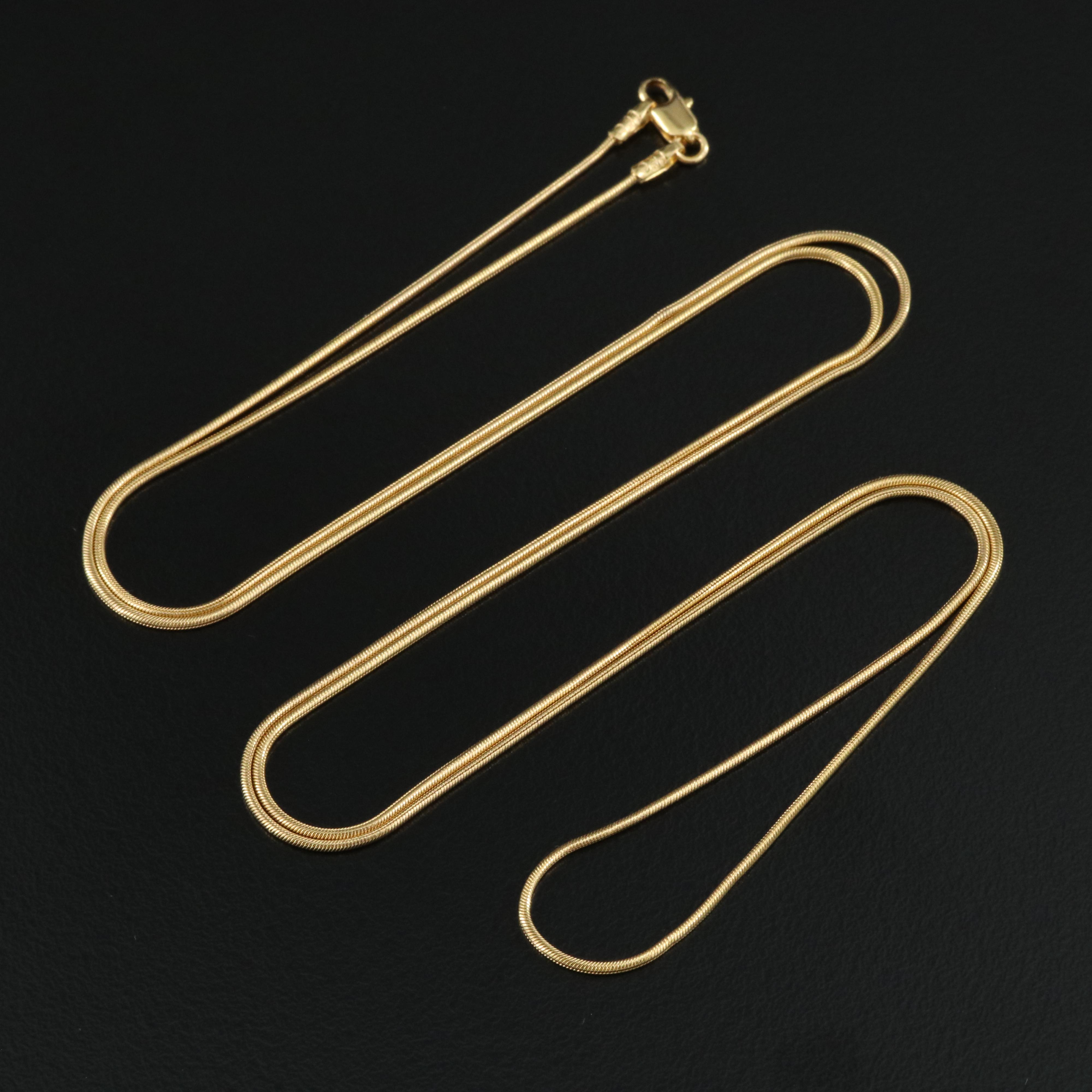 Italian 14K Snake Chain Necklace