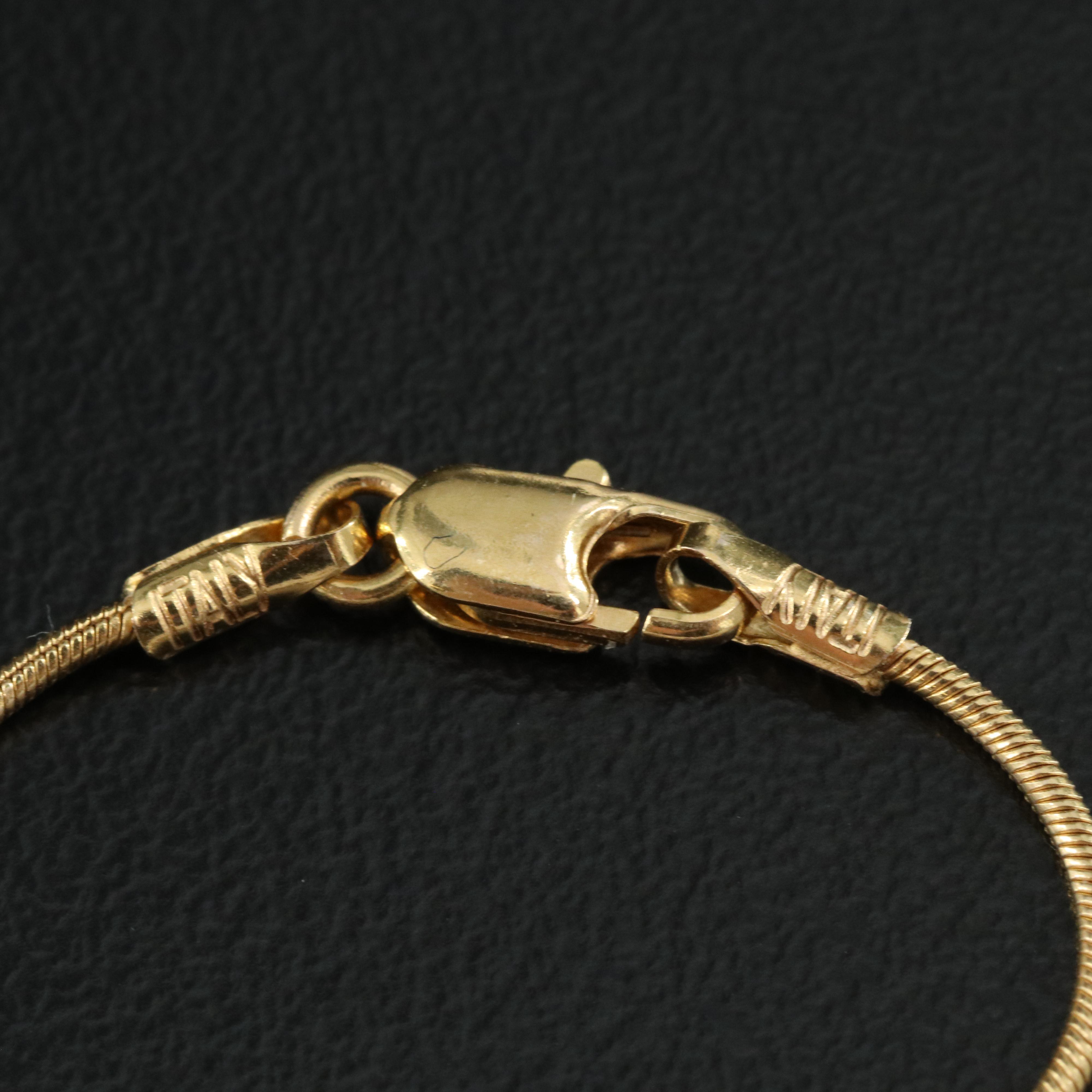 Italian 14K Snake Chain Necklace