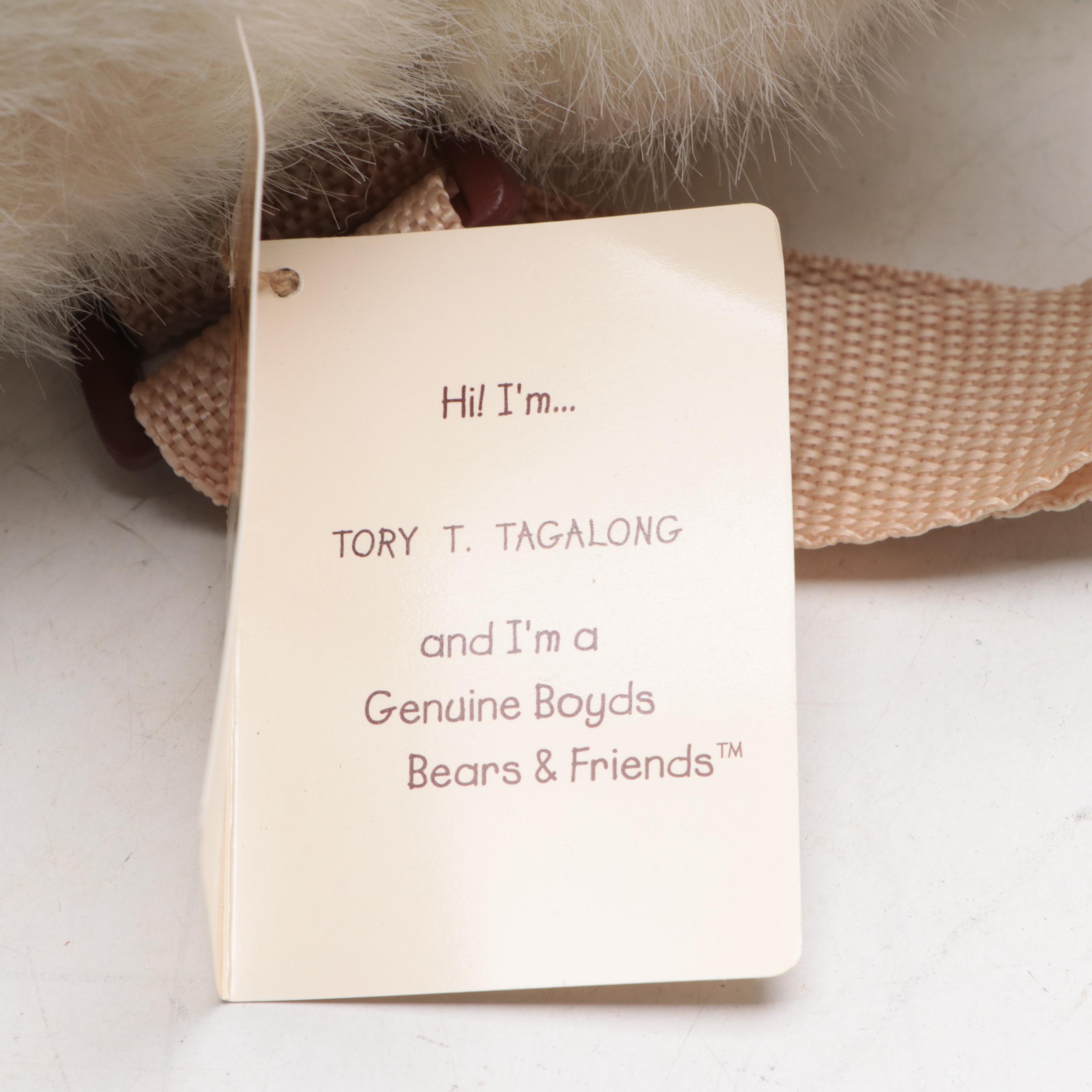 Boyd Bears "Tory T. Tagalong" Backpack and Other Bears