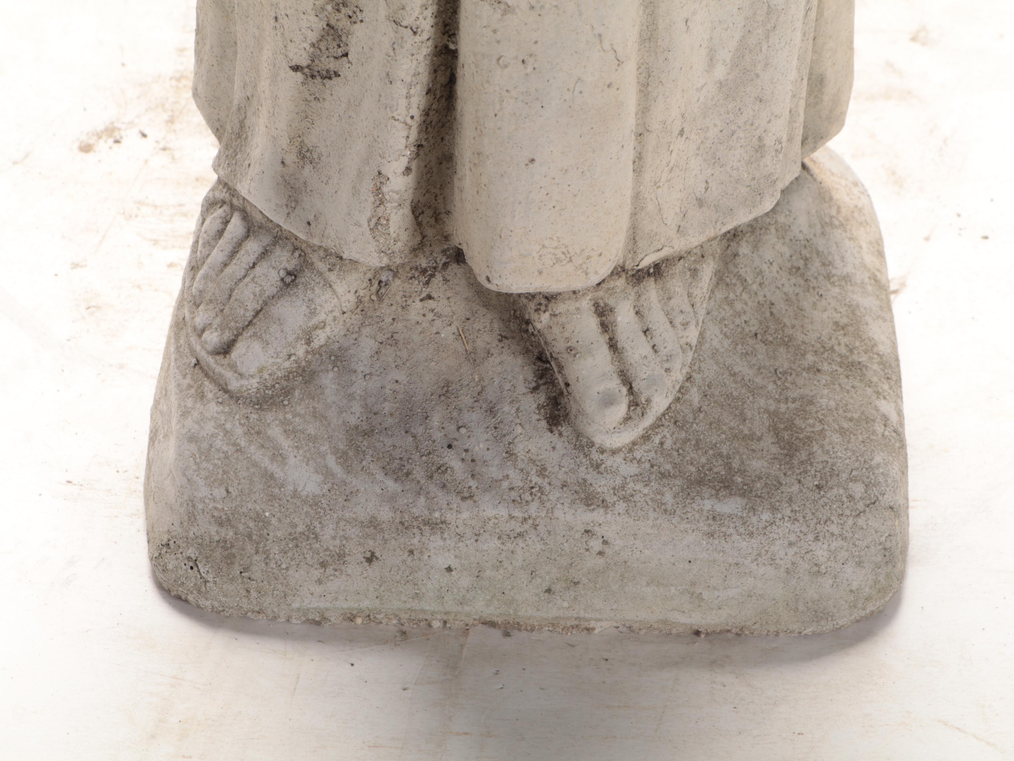 St. Francis of Assisi Concrete Garden Statue