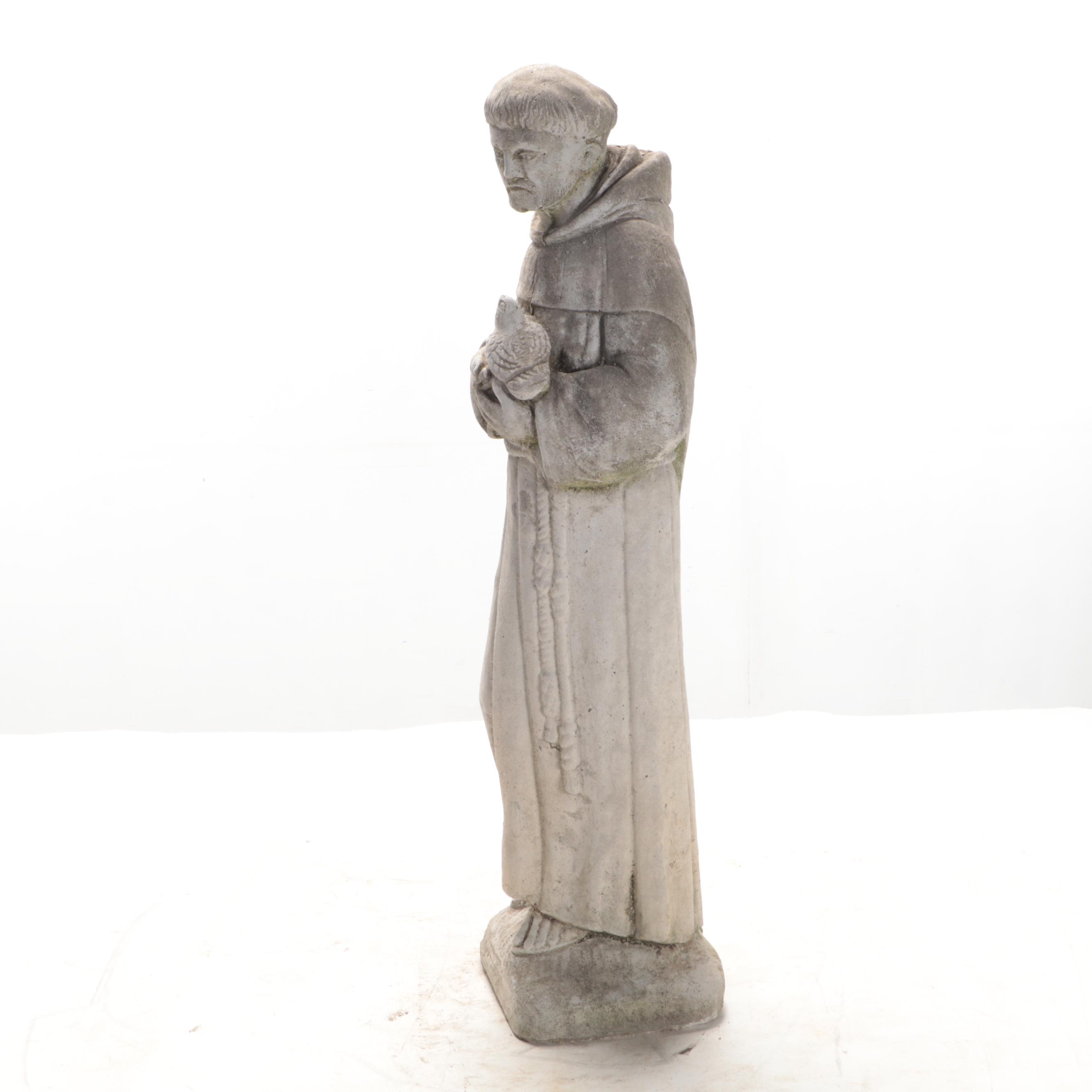 St. Francis of Assisi Concrete Garden Statue