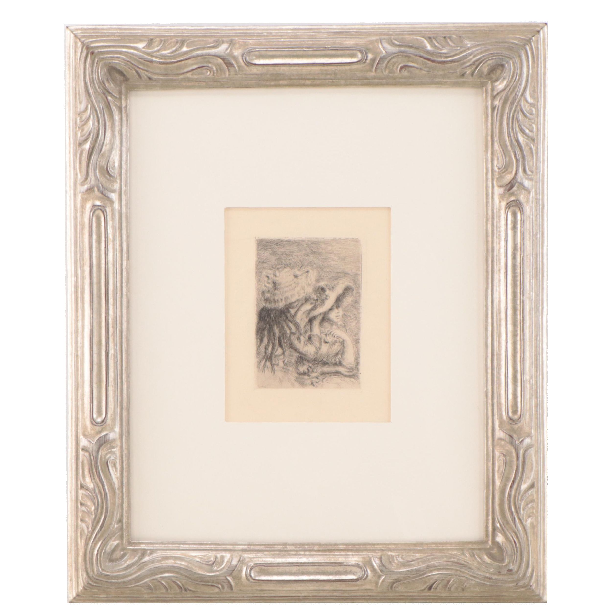 Pierre-Auguste Renoir Restrike Etching "Le Chapeau Épinglé"