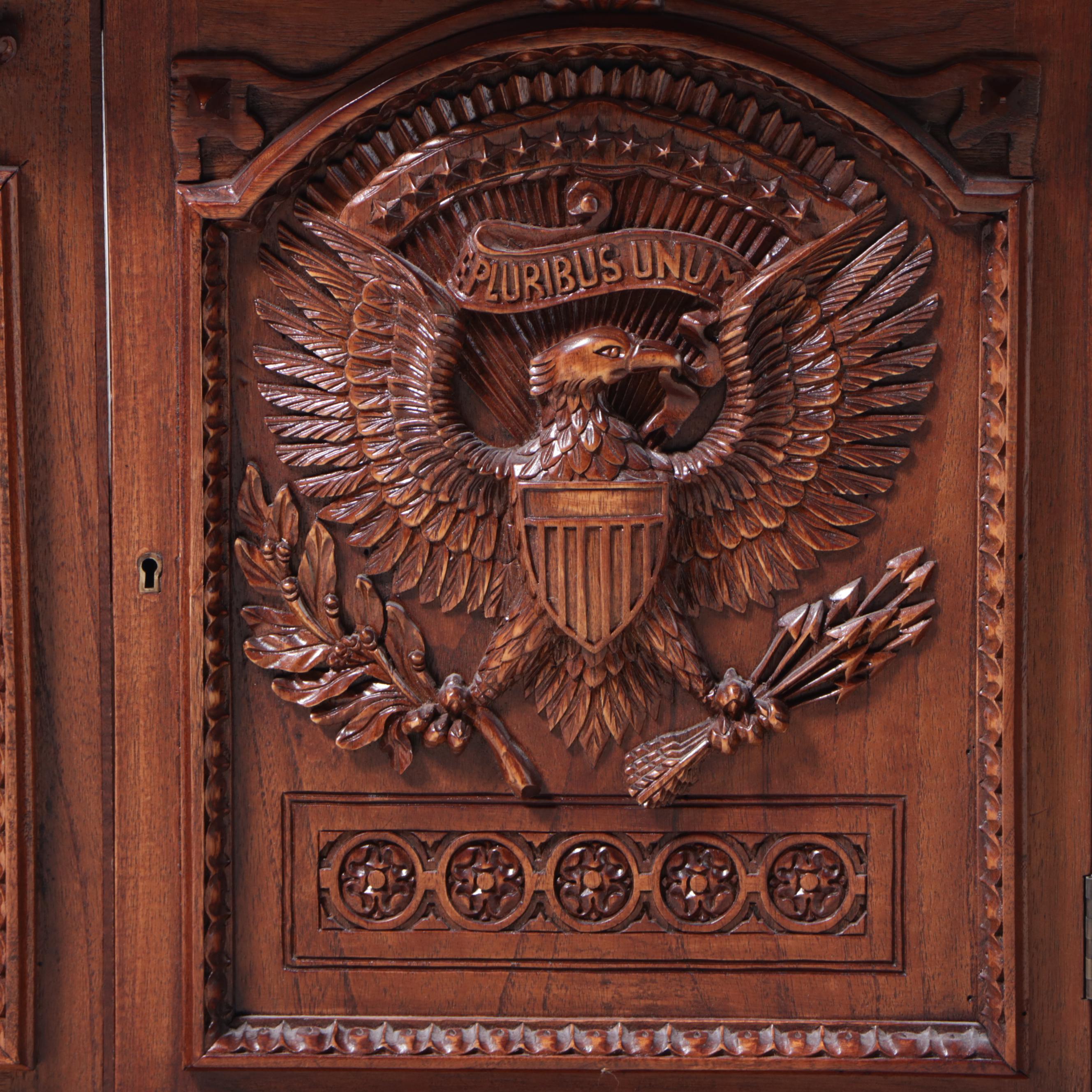 Replica HMS Resolute Carved Hardwood Desk