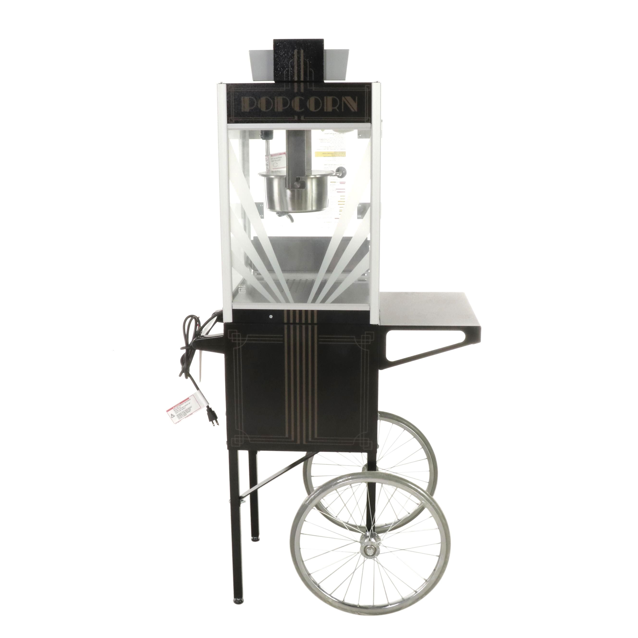 Movie Theater Style Popcorn Cart