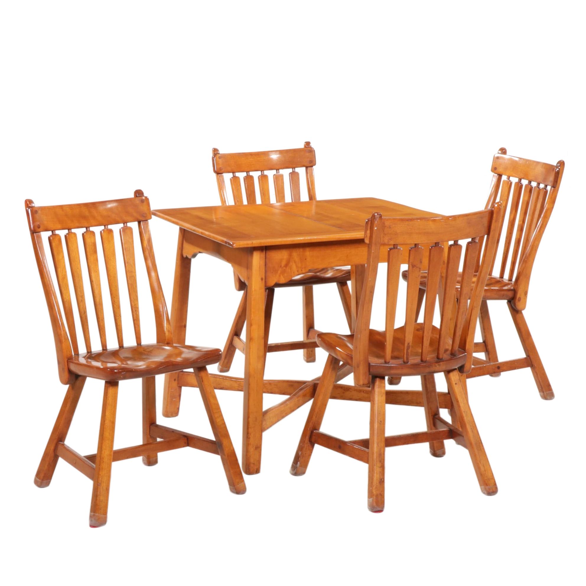 Cushman American Colonial Style Maple Dining Set