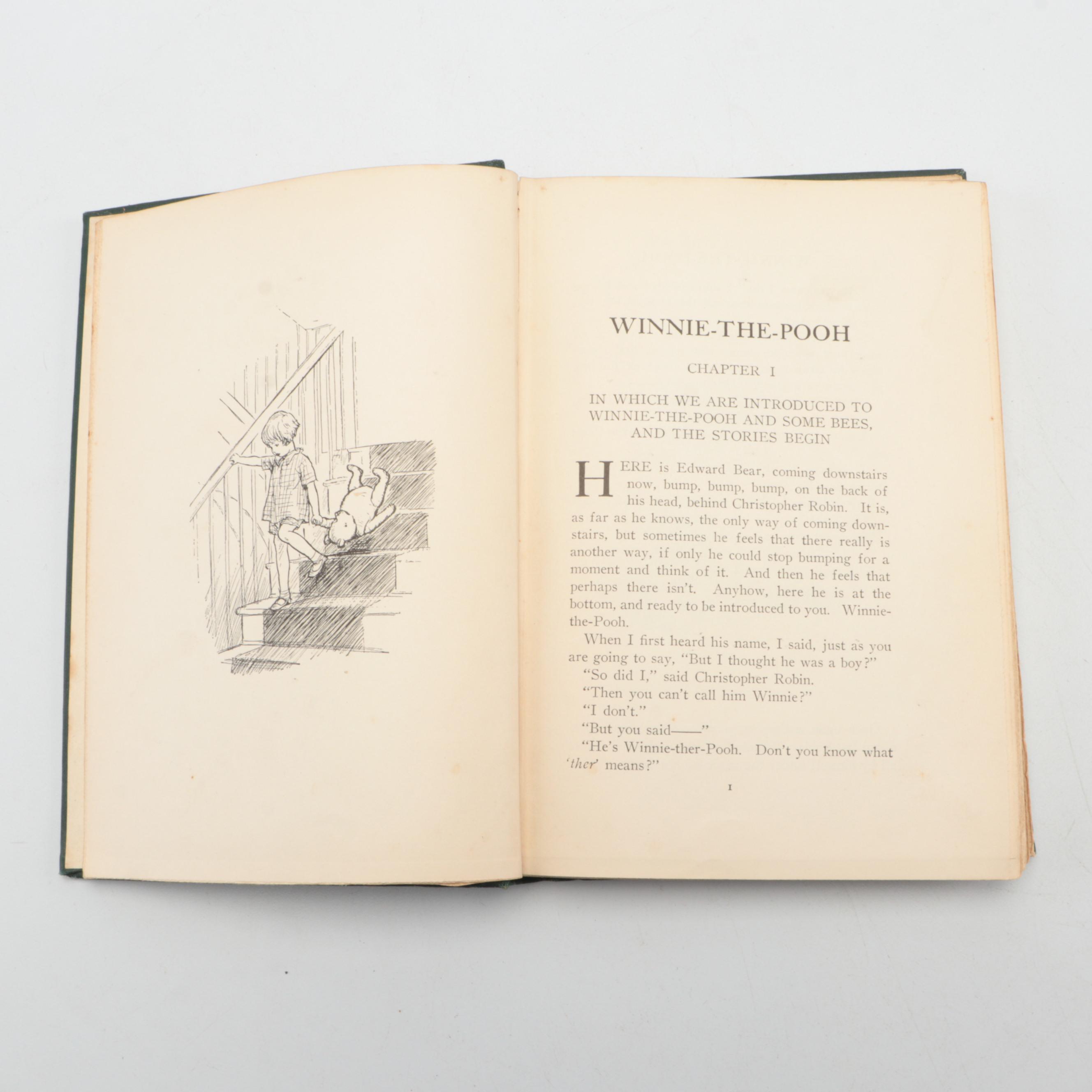 First American Edition "Winnie-the-Pooh" by A. A. Milne, 1926
