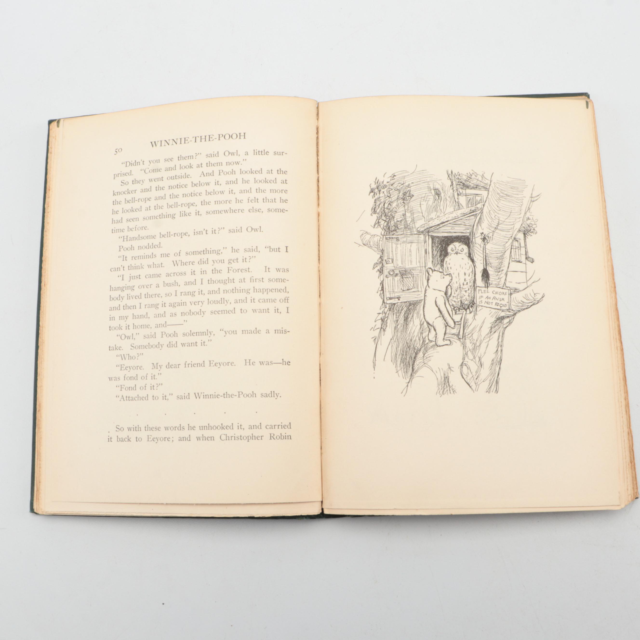 First American Edition "Winnie-the-Pooh" by A. A. Milne, 1926