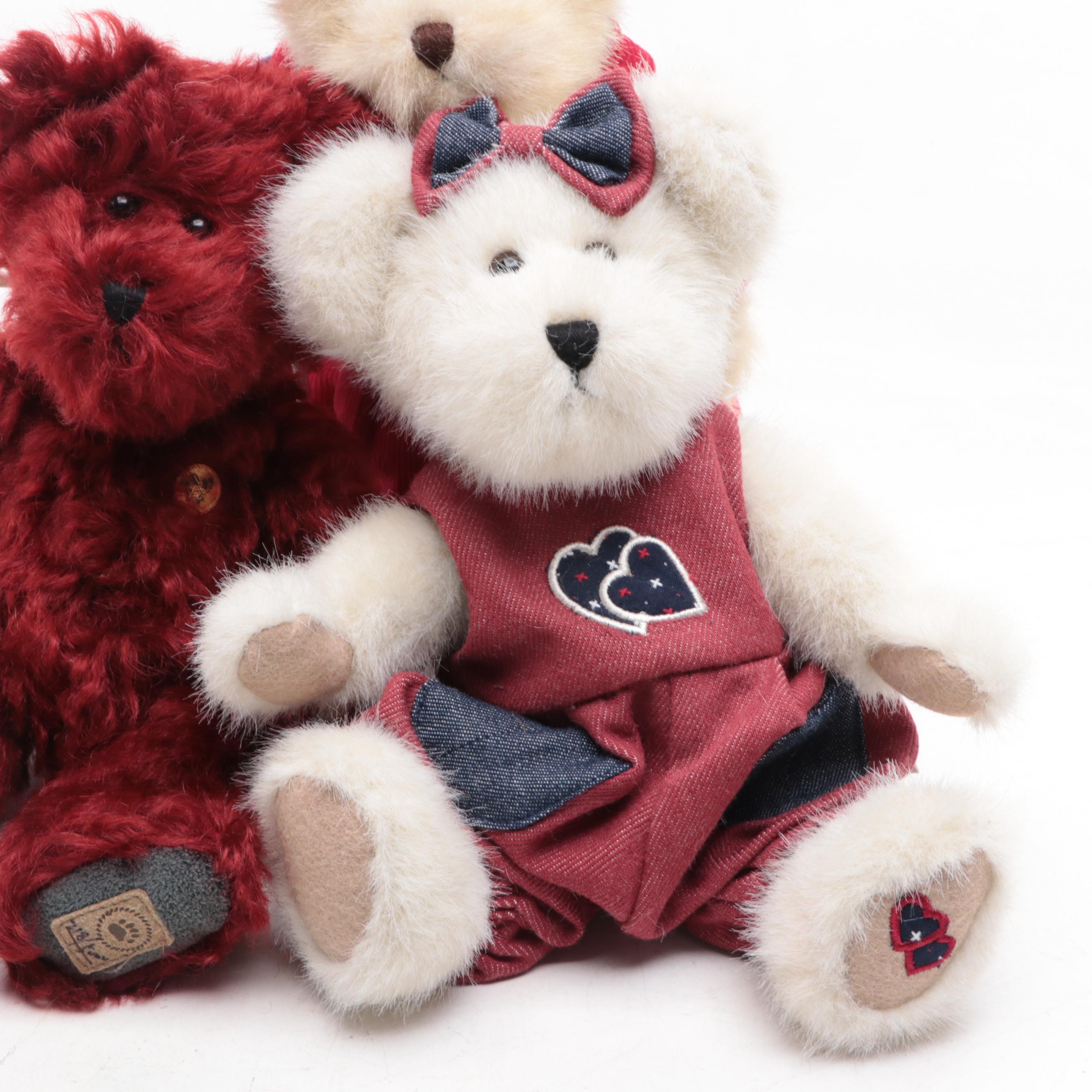 Boyds Bears The Head Bean Collection "T.J. Bearheart", "Dahlia", and More Bears