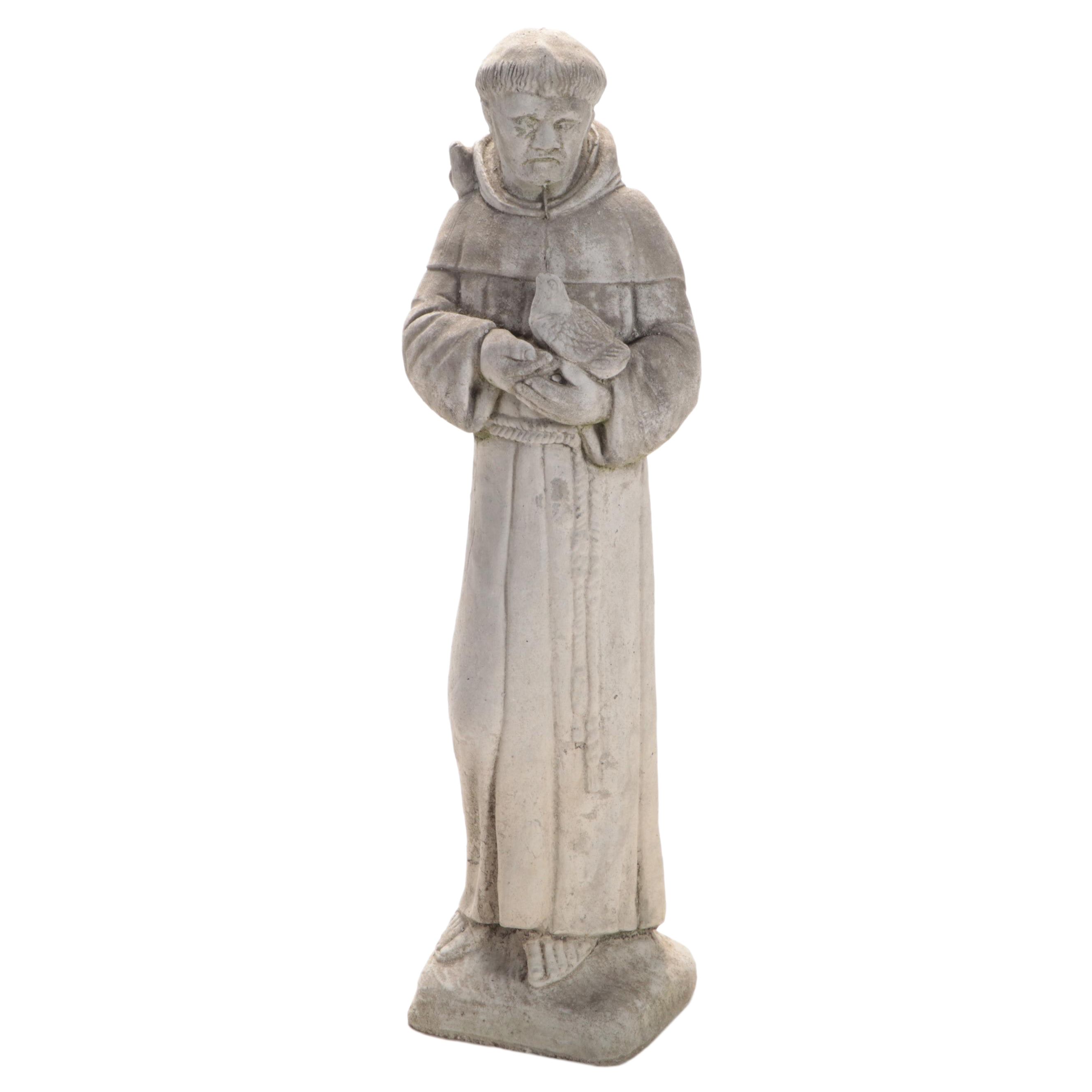 St. Francis of Assisi Concrete Garden Statue