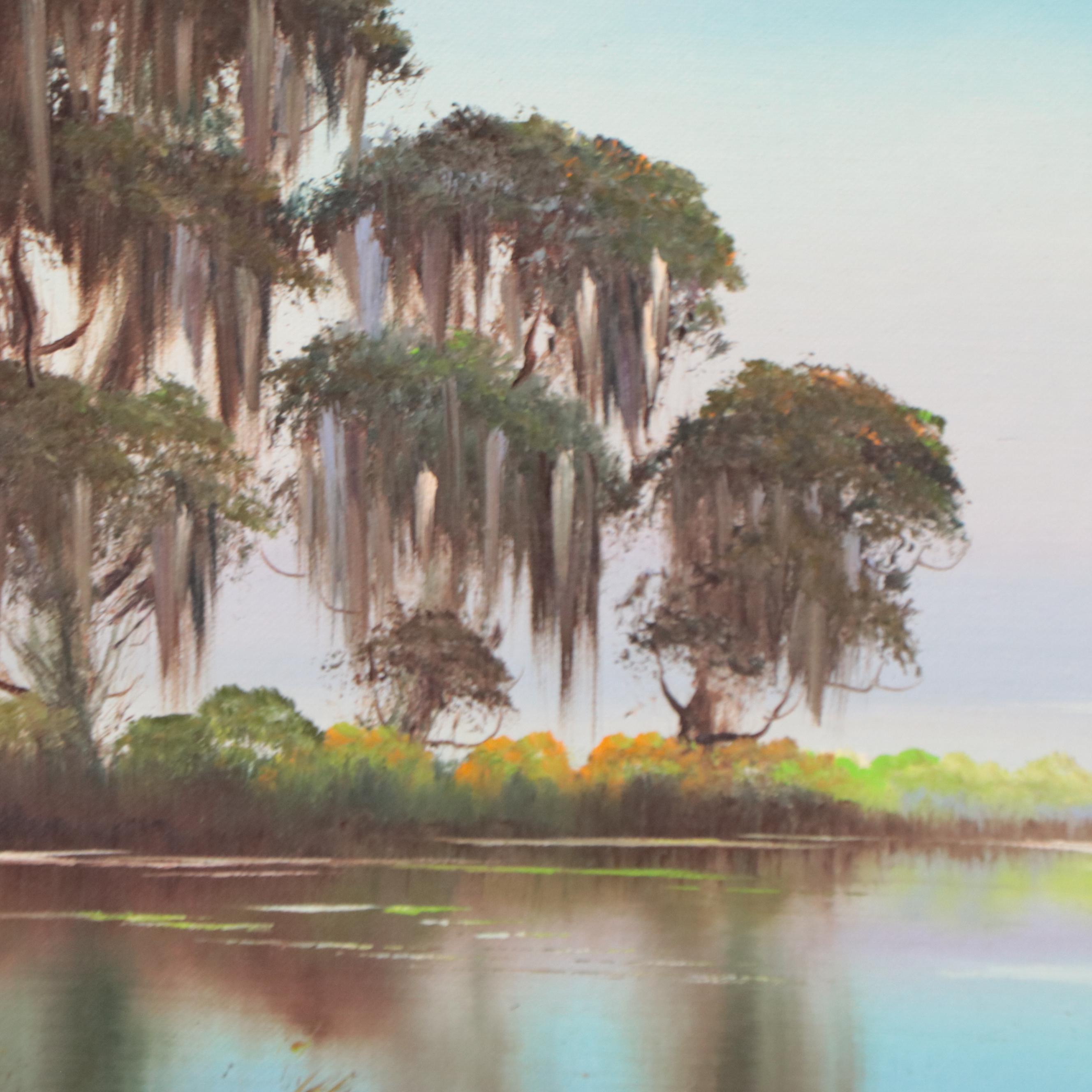 Charles Handford Bayou Oil Painting