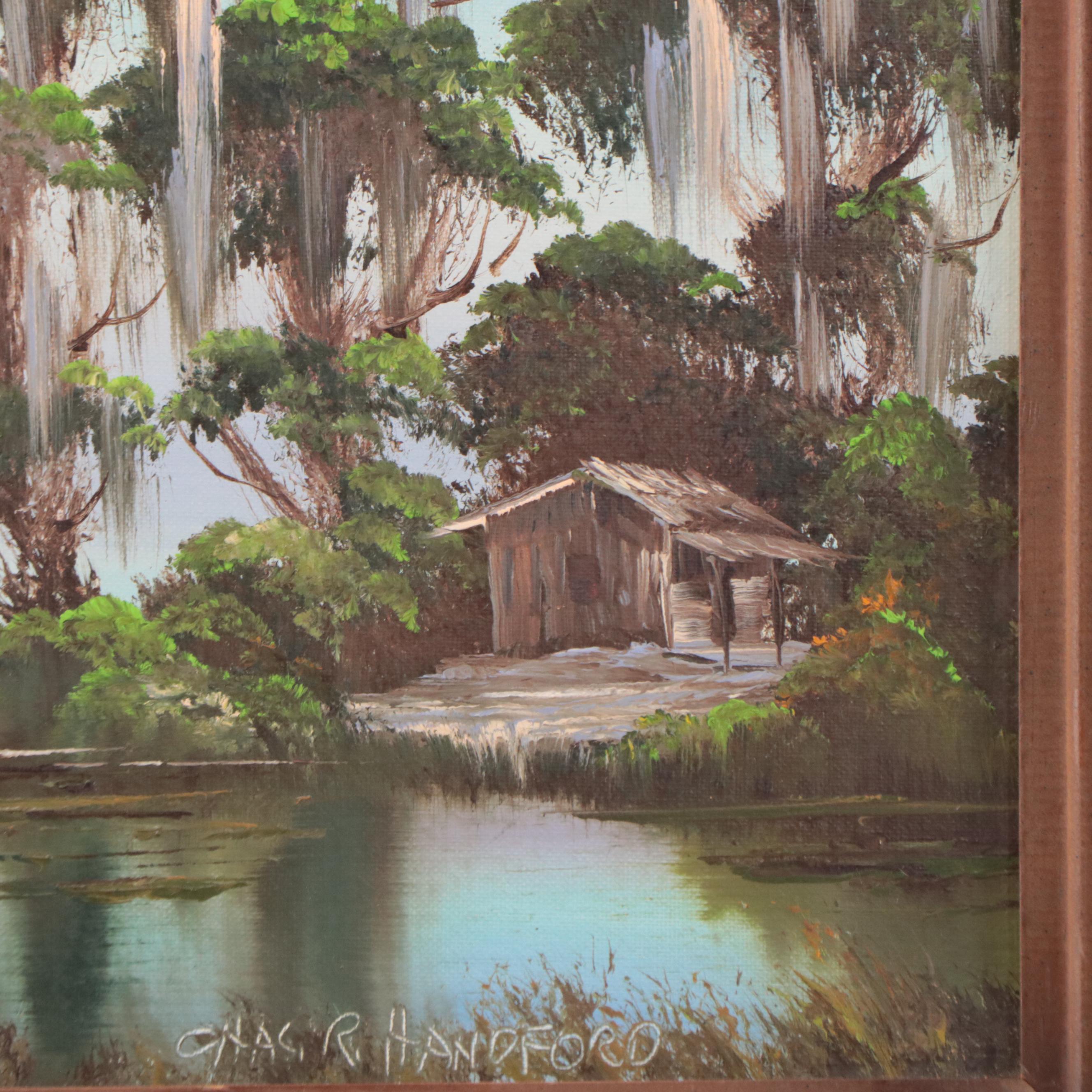 Charles Handford Bayou Oil Painting
