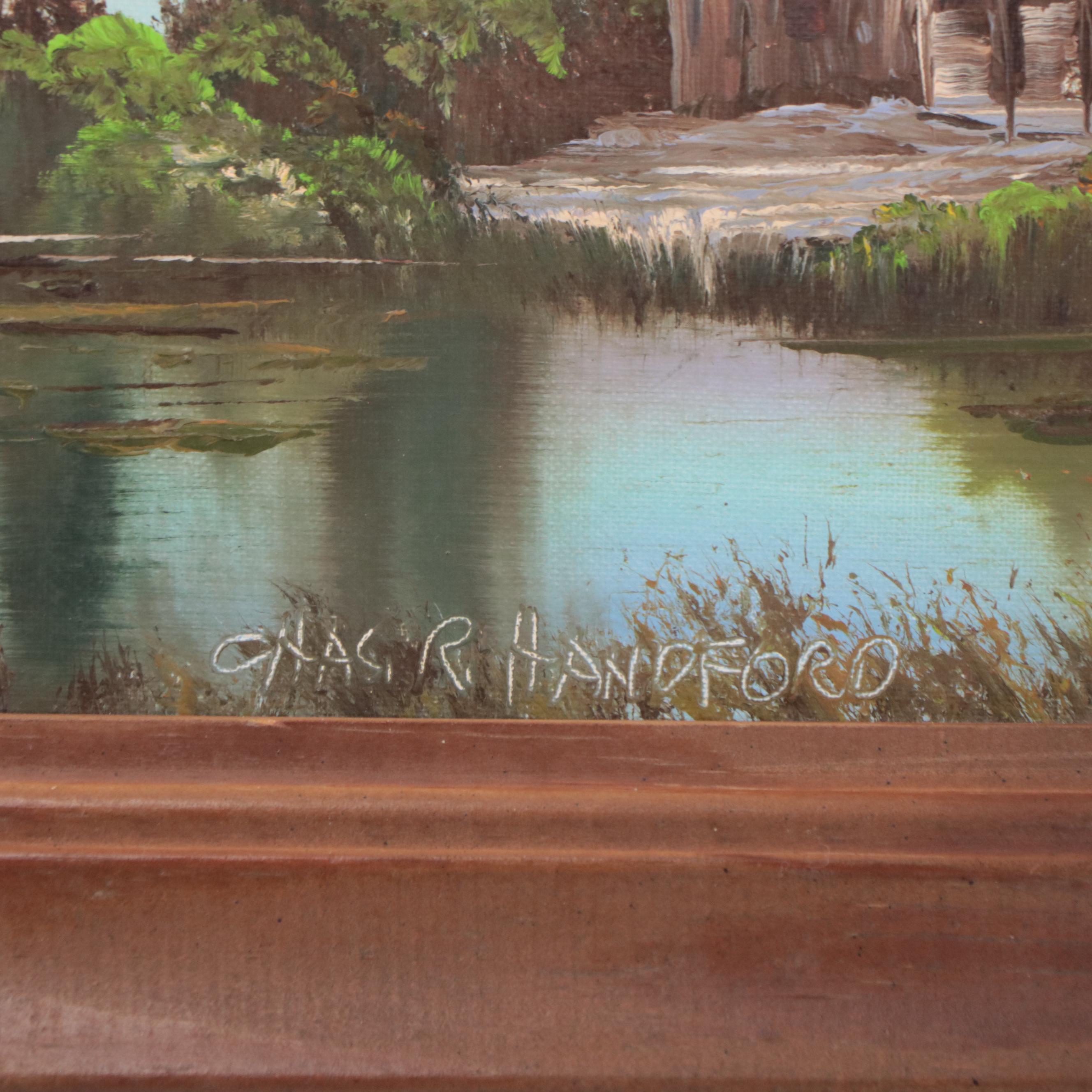 Charles Handford Bayou Oil Painting