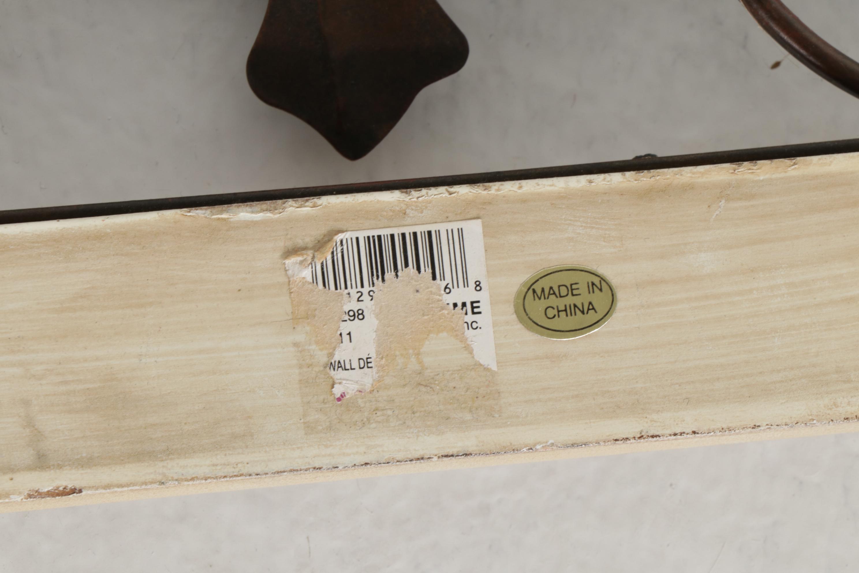 Hand-Carved Giltwood and Plaster Wooden Shelving and Corbels, Wall Decor