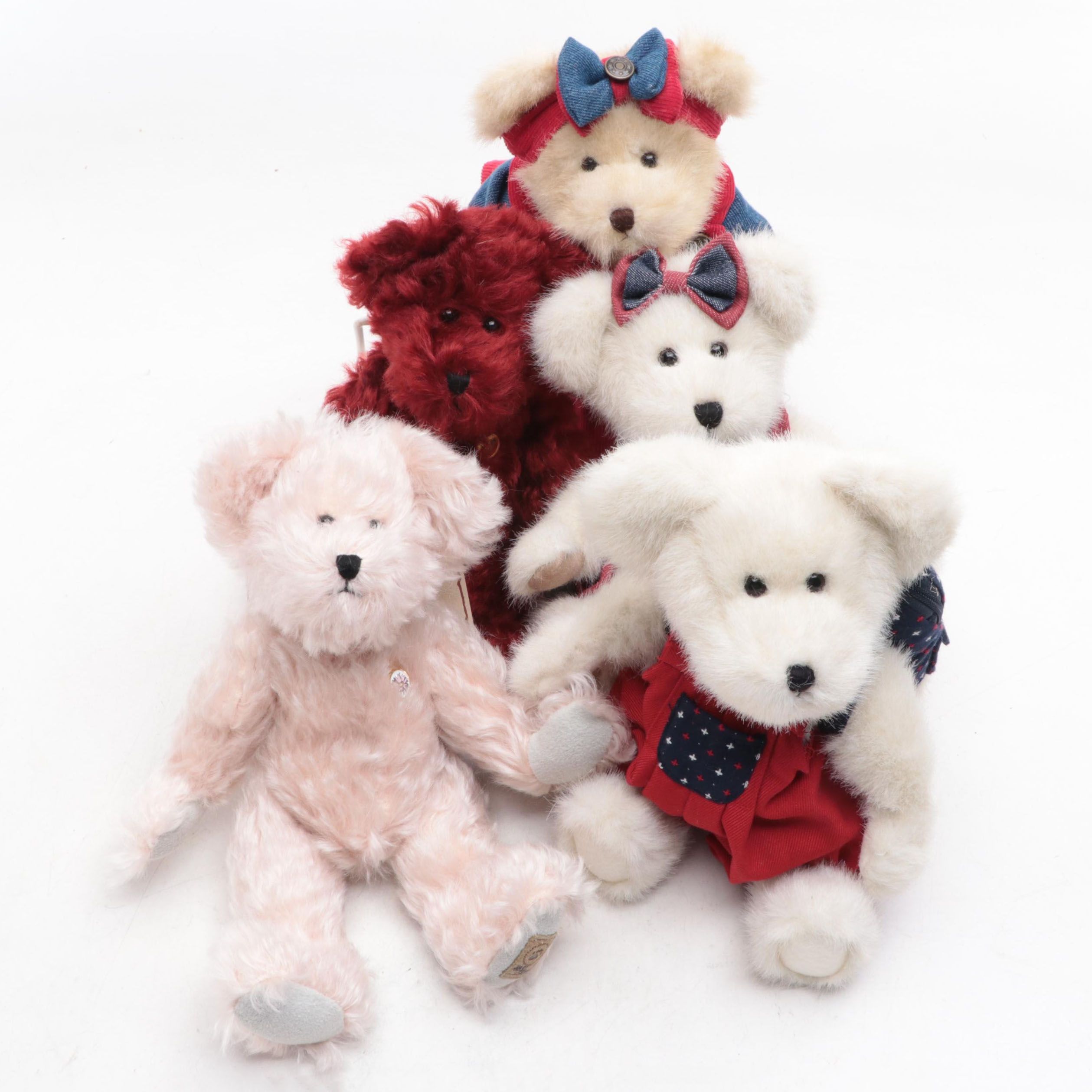 Boyds Bears The Head Bean Collection "T.J. Bearheart", "Dahlia", and More Bears