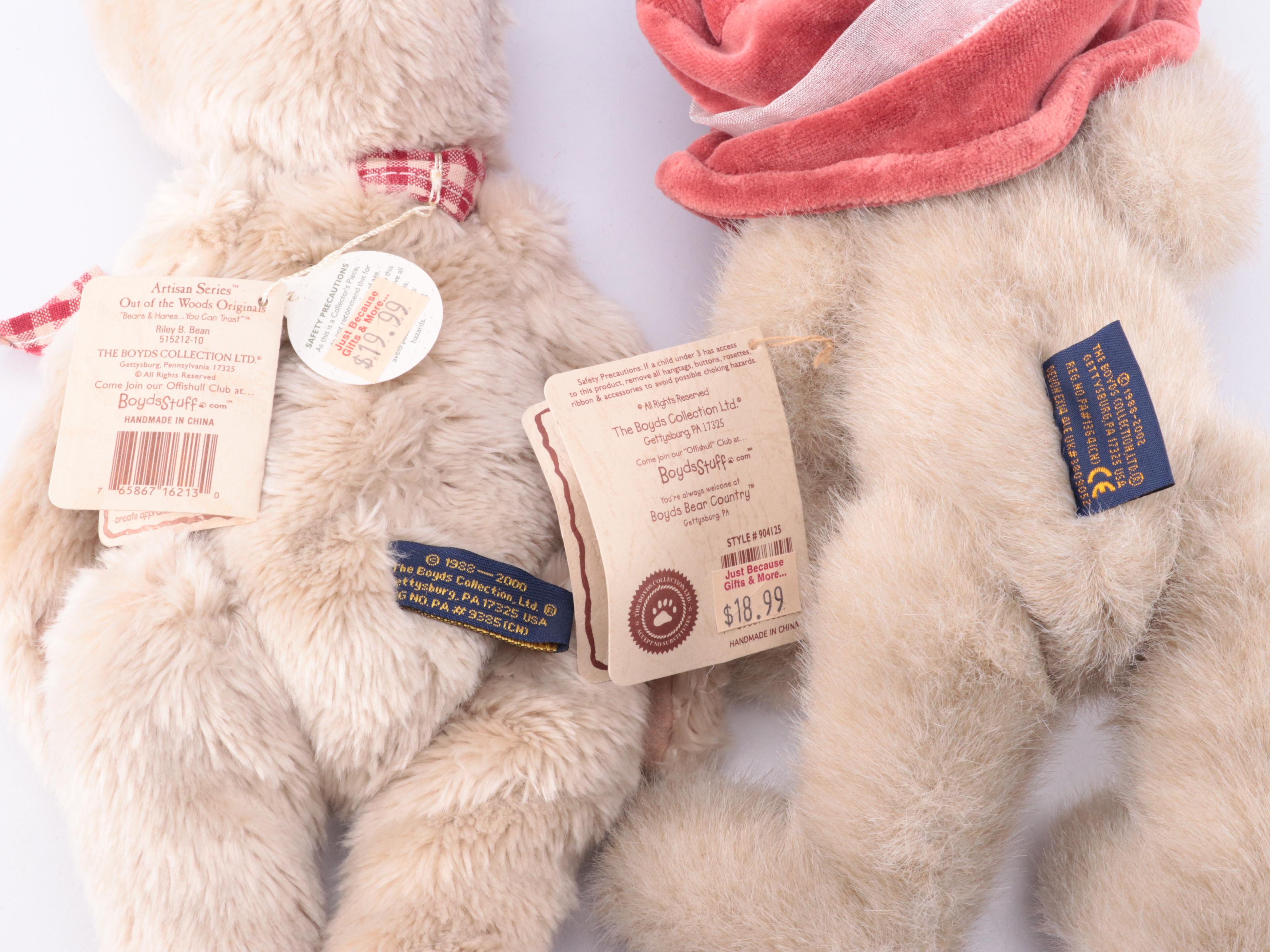 Boyds Bears T.J.'s Best Dressed Collection and Other Bears