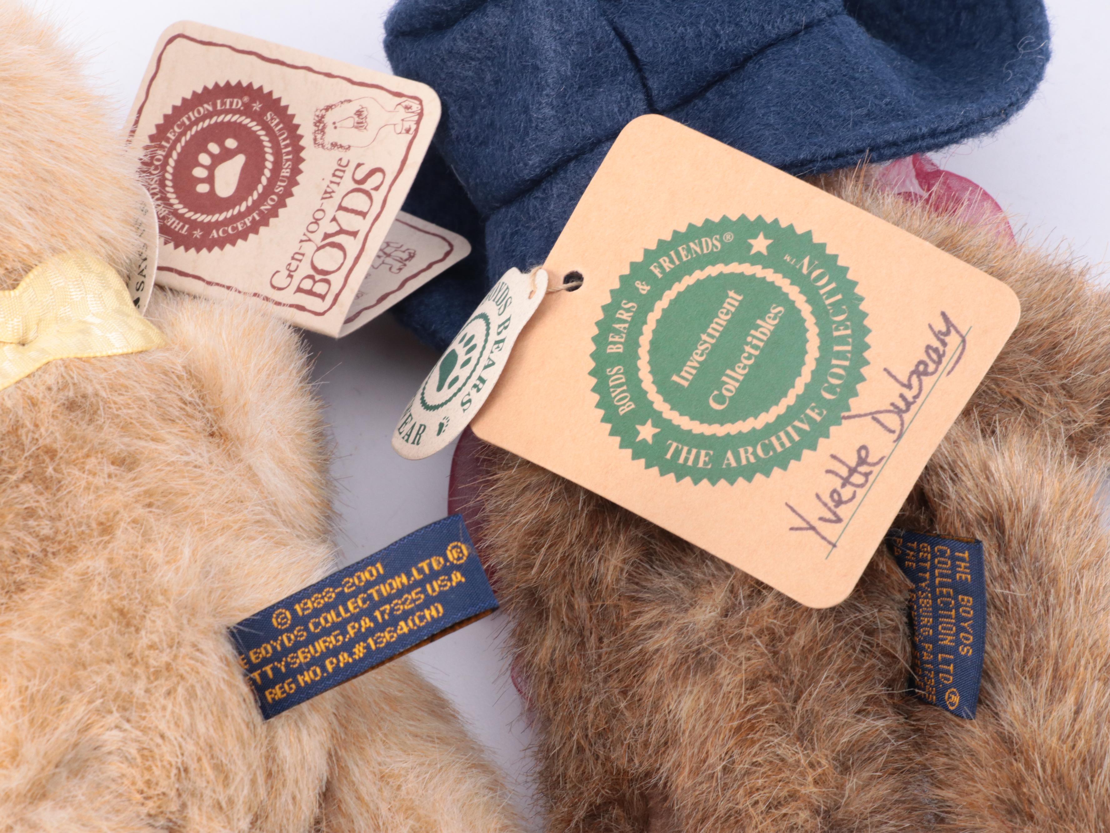 Boyds Bears T.J.'s Best Dressed Collection and Other Bears