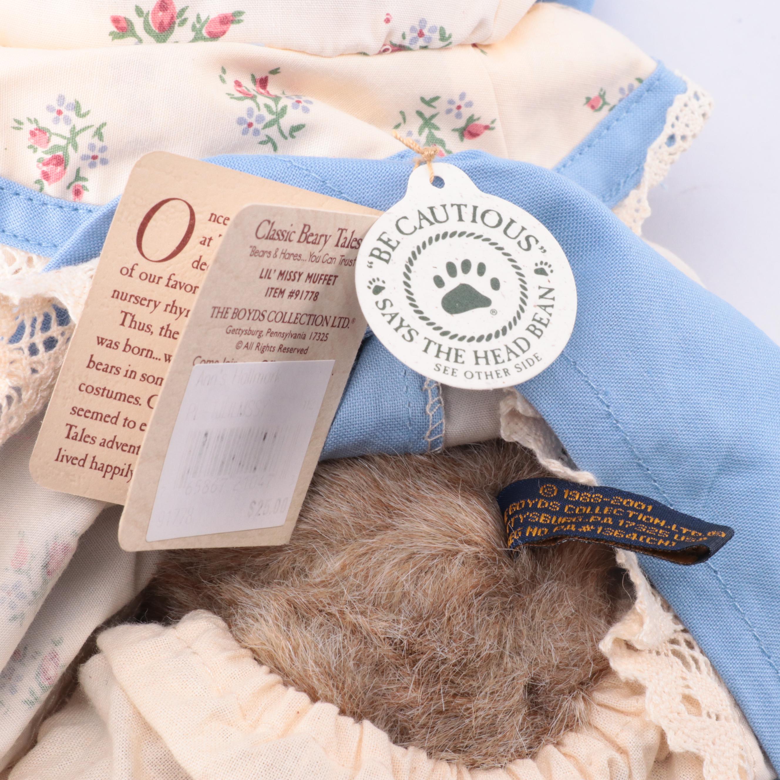 Boyds Bears T.J.'s Best Dressed Collection and Other Bears