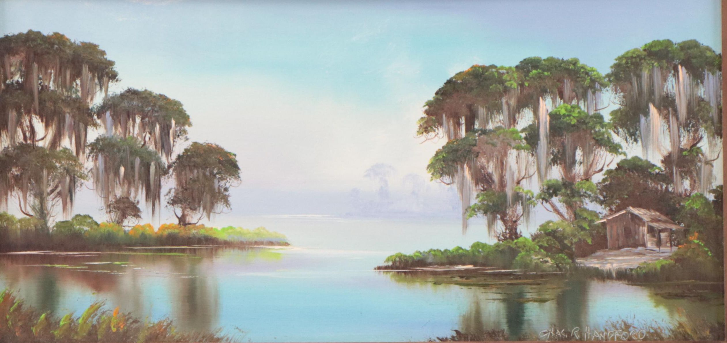 Charles Handford Bayou Oil Painting