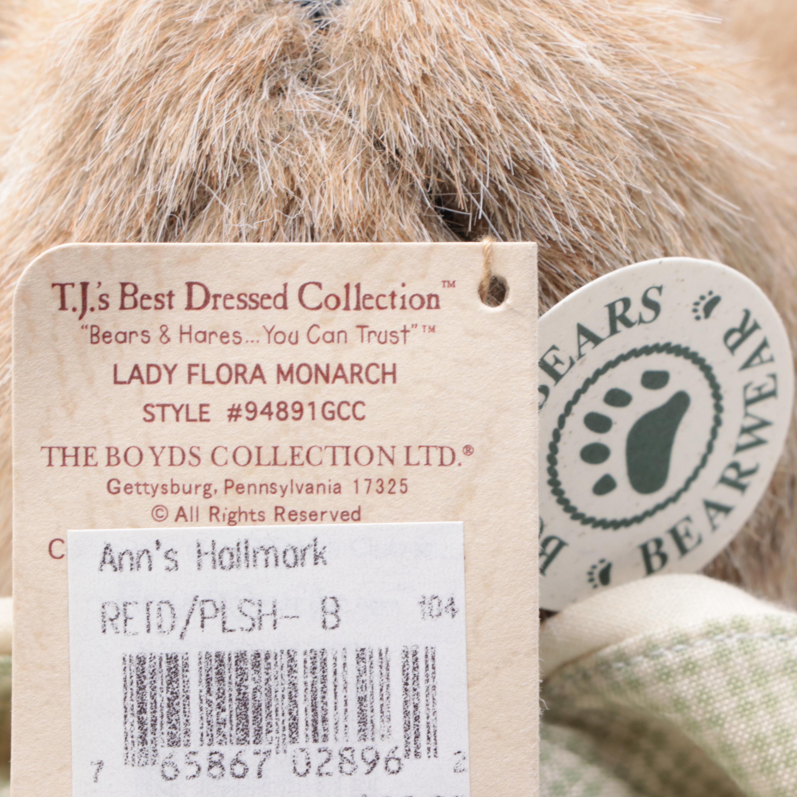 Boyds Bears T. J.'s Best Dressed "Macy Sunbeary" and More Bears