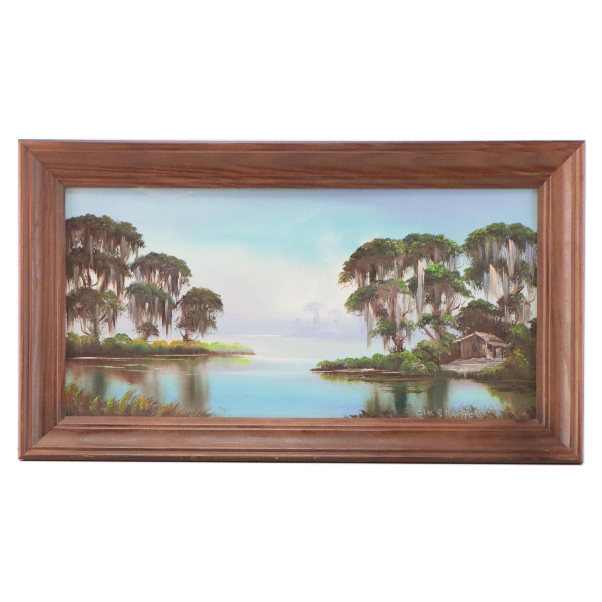 Charles Handford Bayou Oil Painting