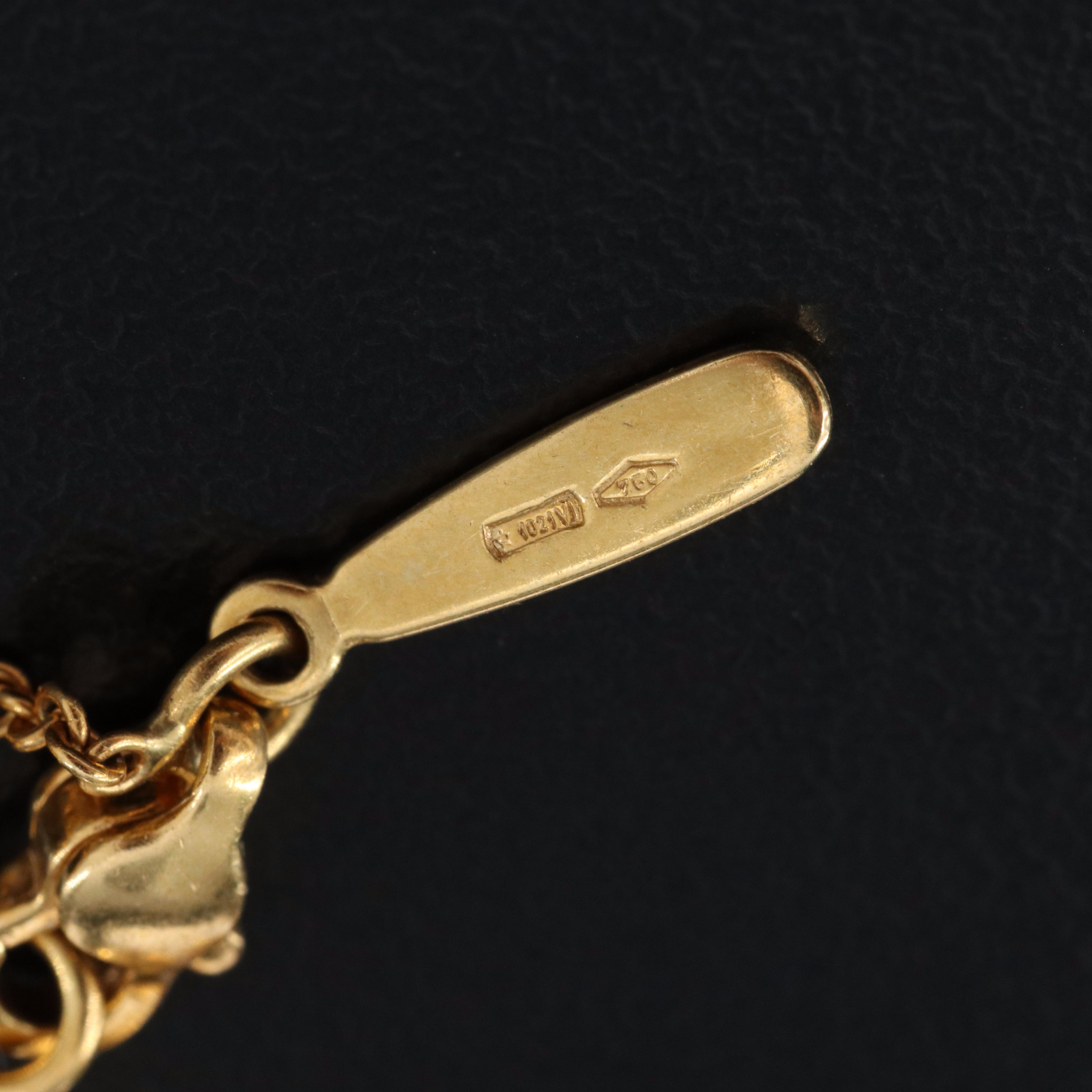 Marco Bicego "Paradise" 18K Necklace Including Tourmaline and Amethyst