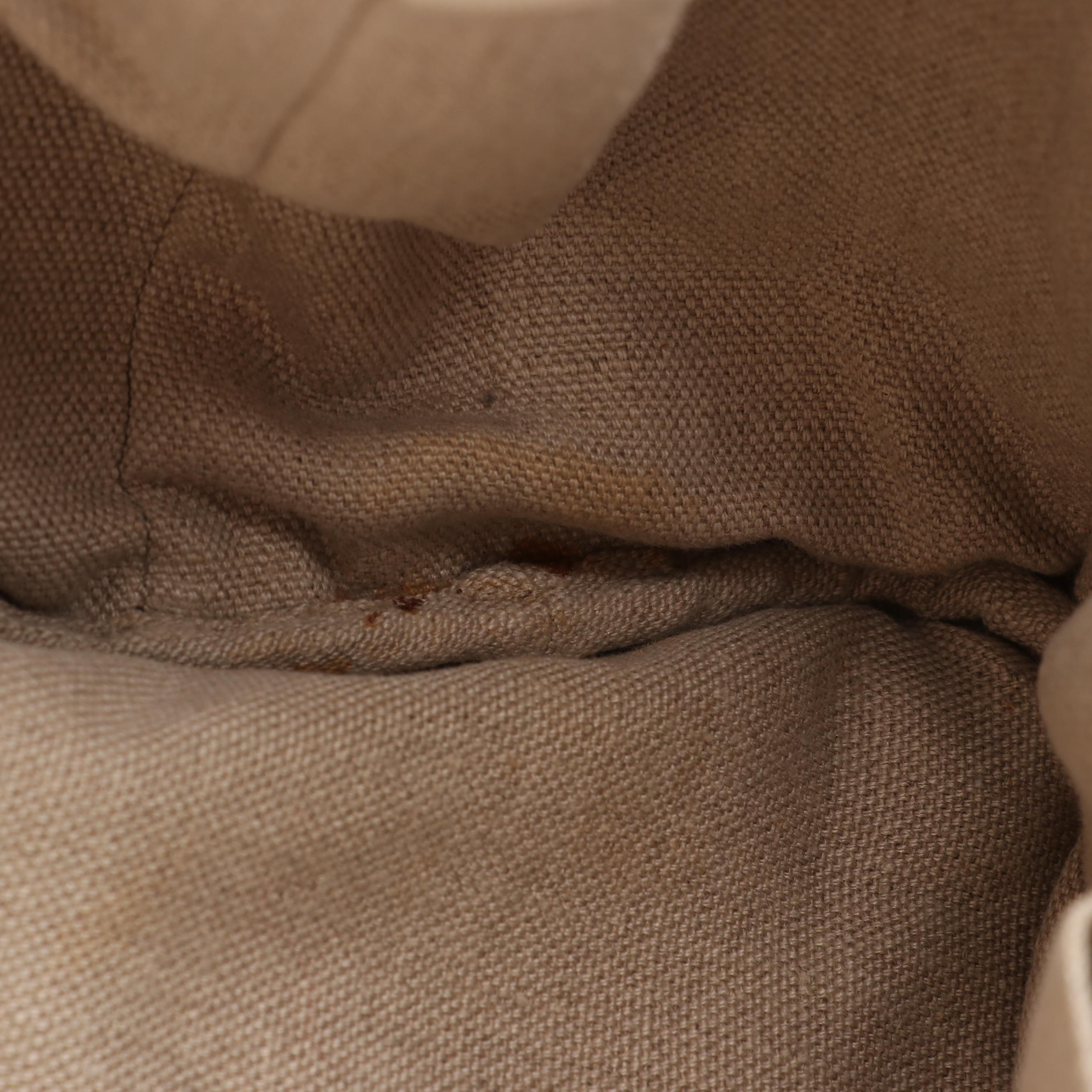 Prada Canapa Logo Tote in Striped Canvas