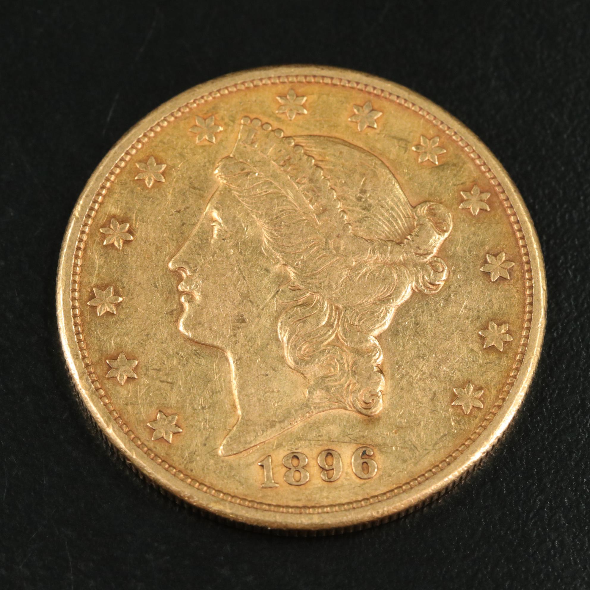 1896-S Liberty Twenty Dollar Gold Coin