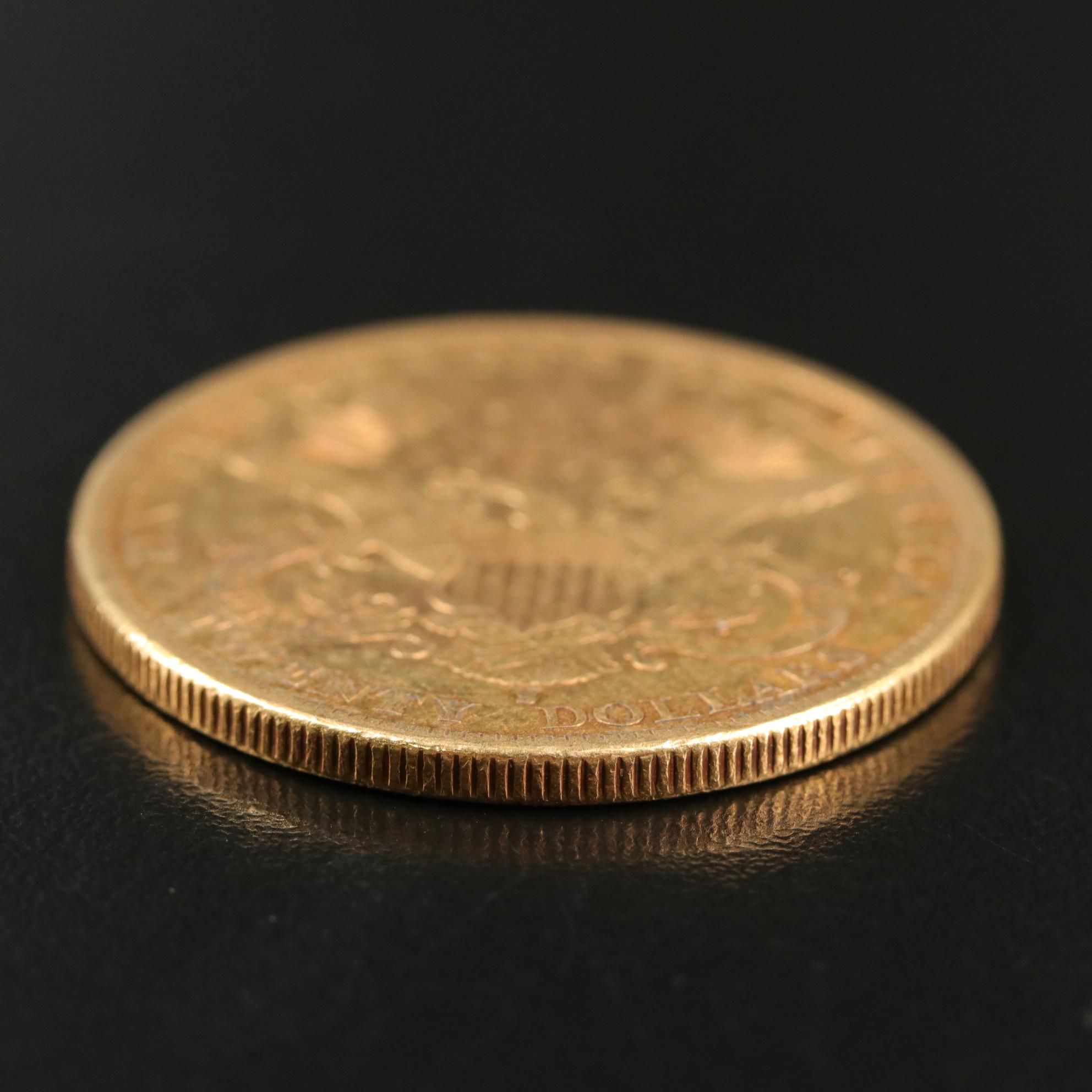 1896-S Liberty Twenty Dollar Gold Coin