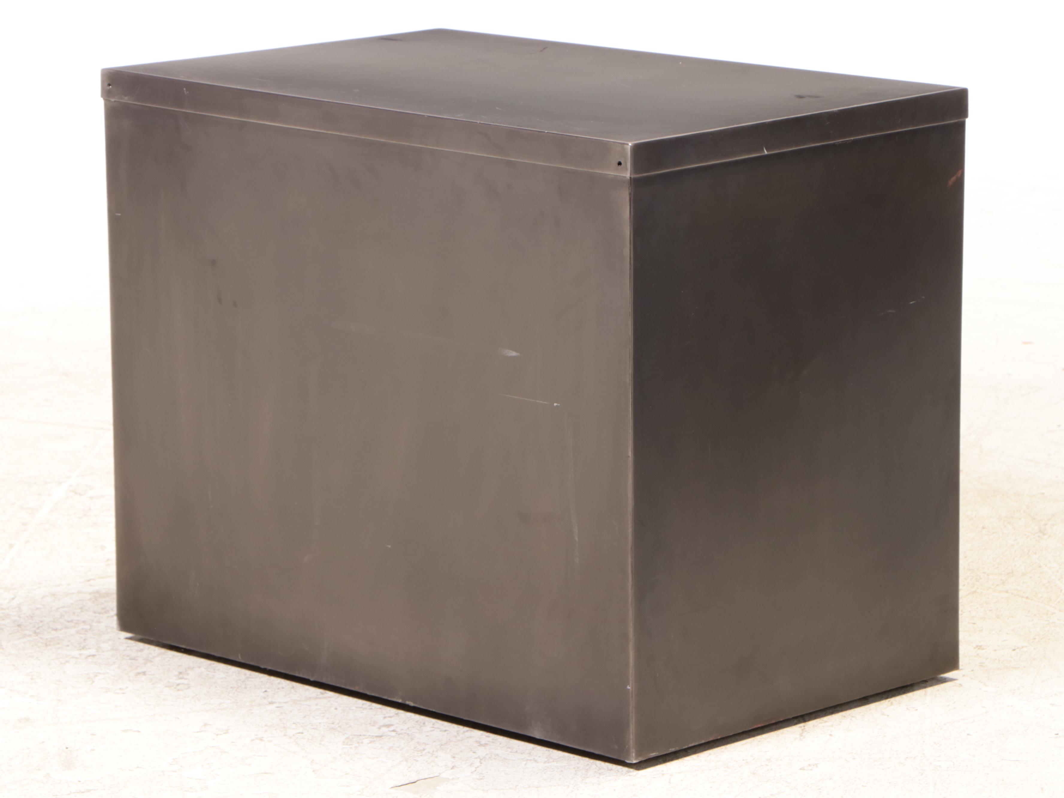 Restoration Hardware Metal Filing Cabinet