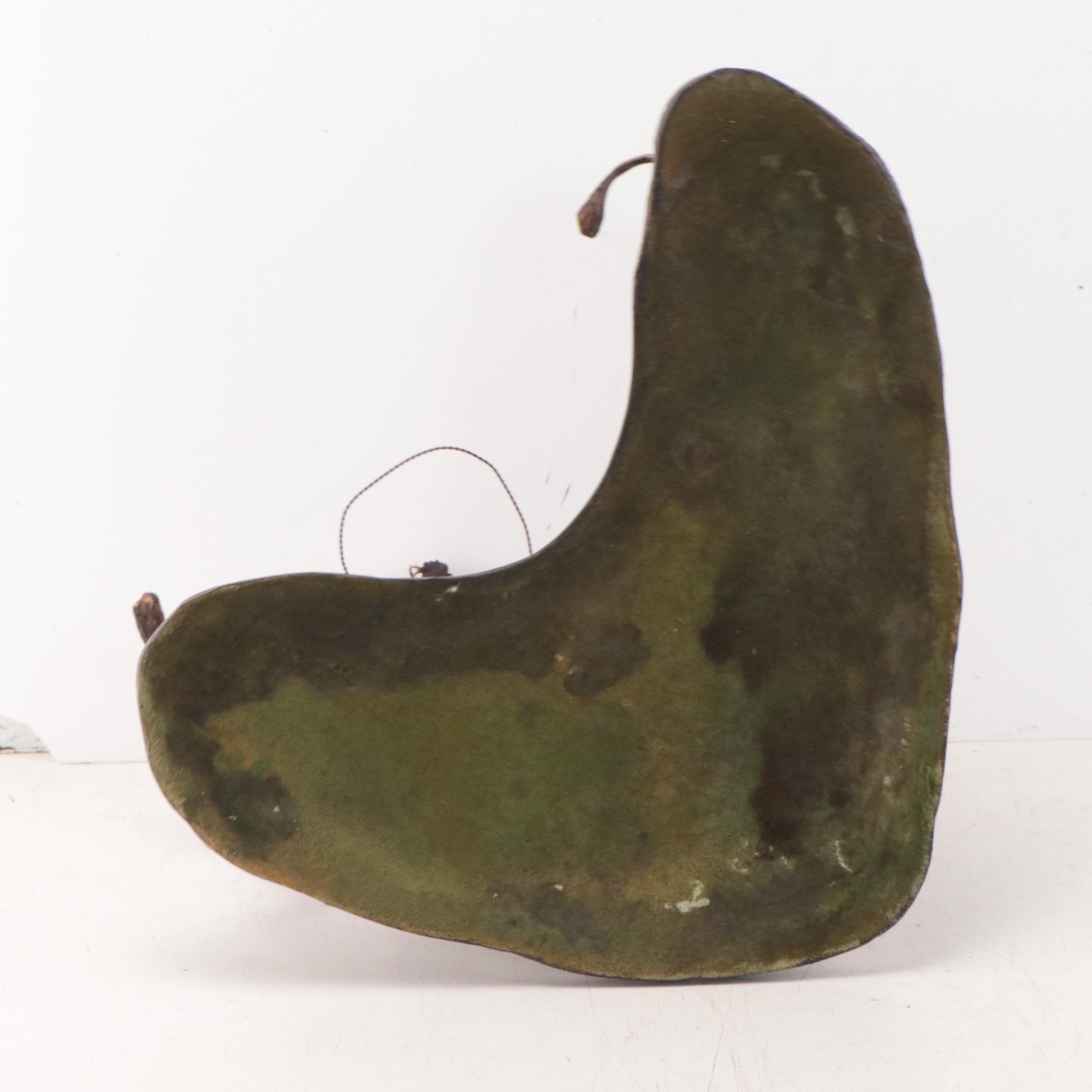 Richard Hicks Bronze-Painted Plaster Cowboy Sculpture, 1968