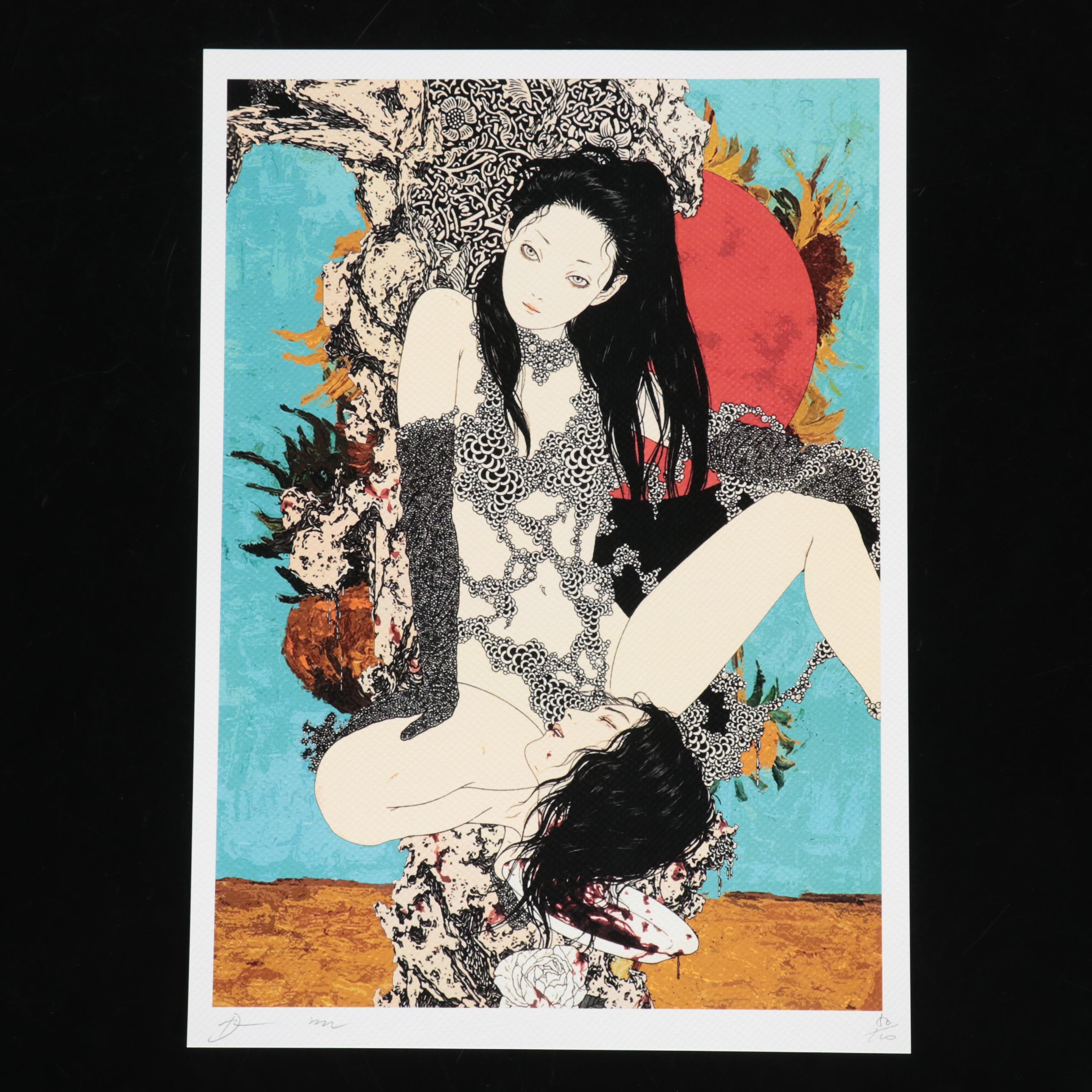 Death NYC Pop Art Graphic Print After Takato Yamamoto