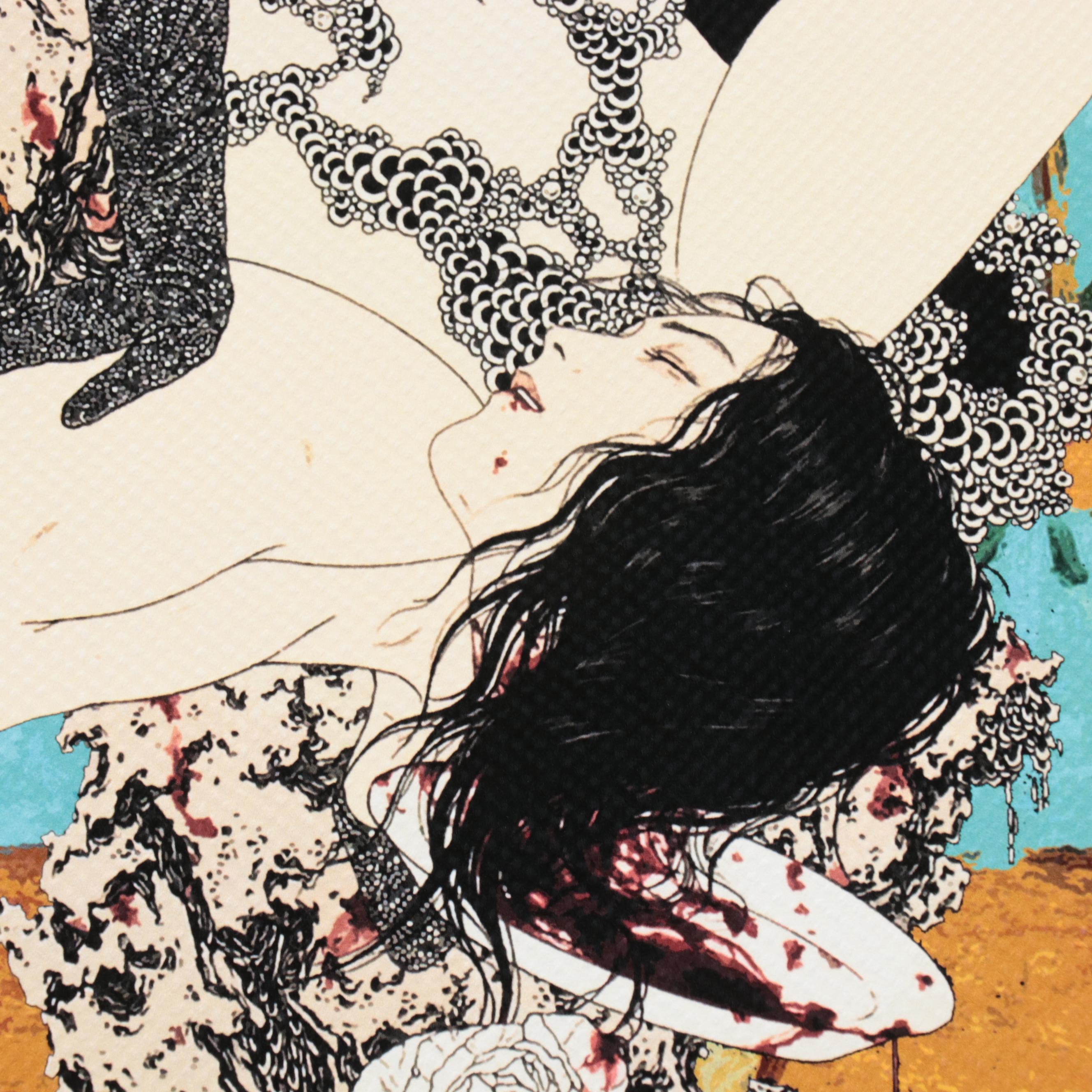 Death NYC Pop Art Graphic Print After Takato Yamamoto