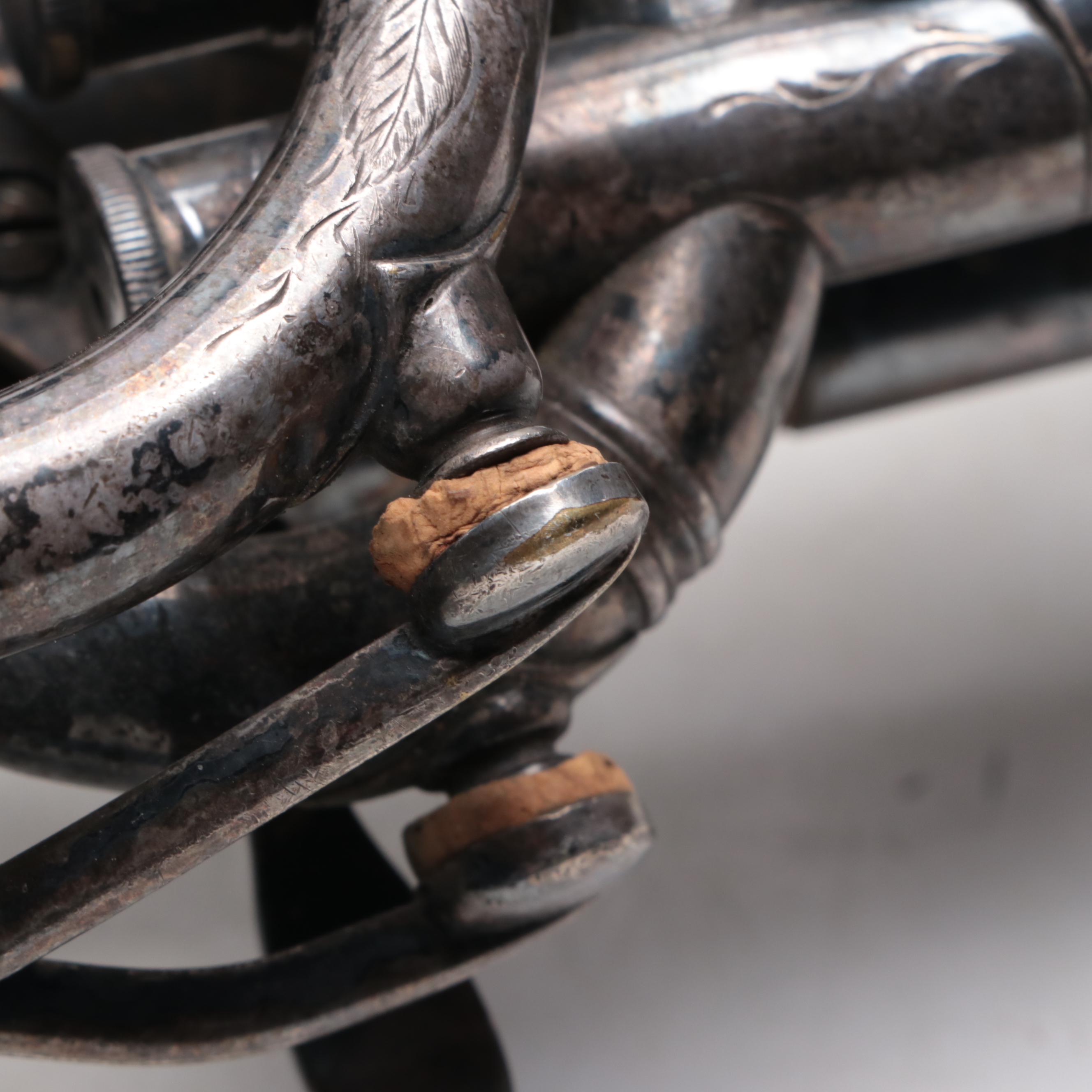 Lyon & Healy Silver Plate and Mother-of-Pearl Duplex Coronet, 1903