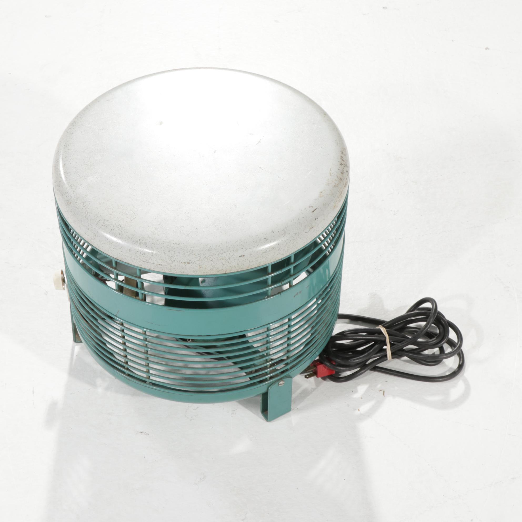Emerson Electric Mid Century Modern Metal Hassock Fan