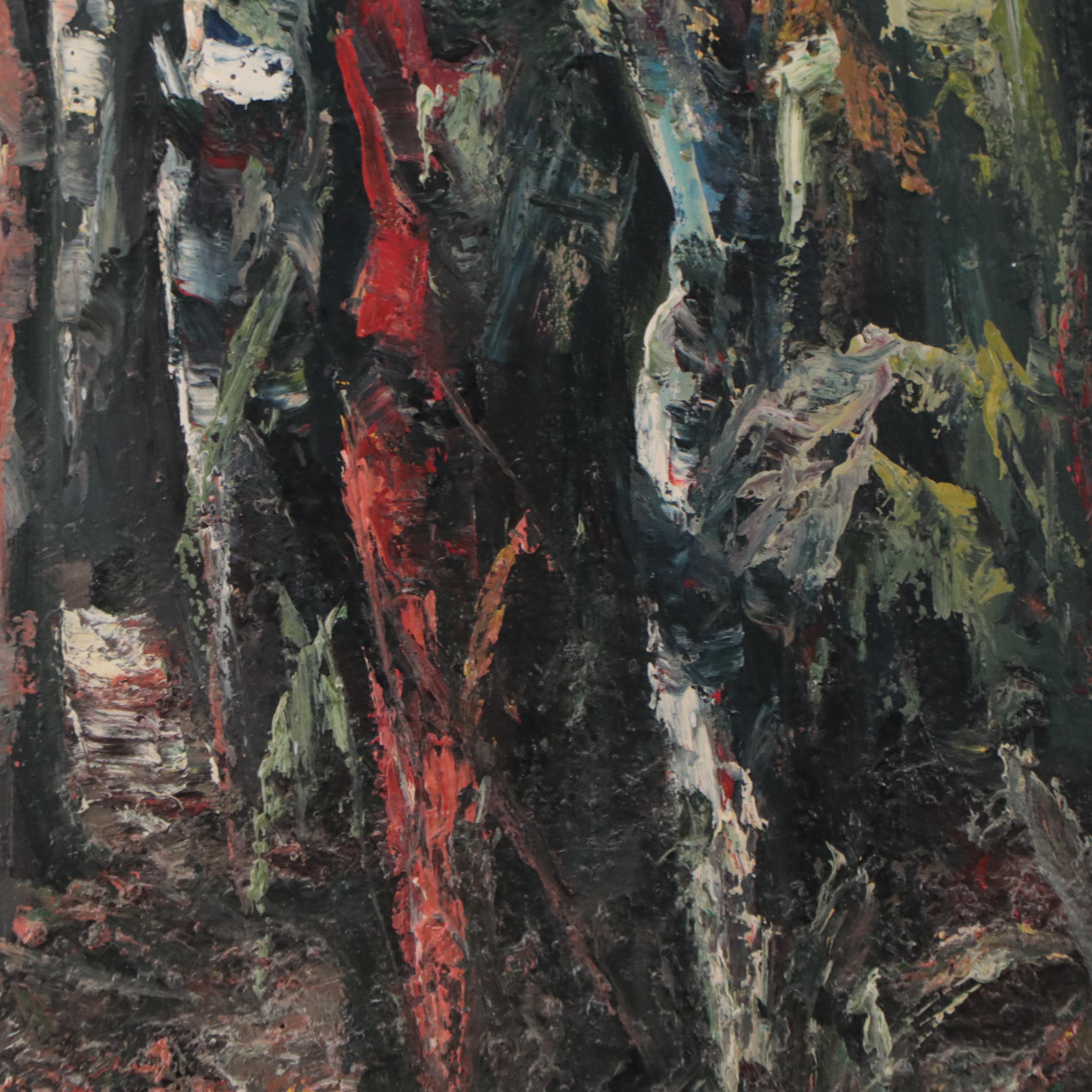 Abstract Expressionistic Style Oil Painting