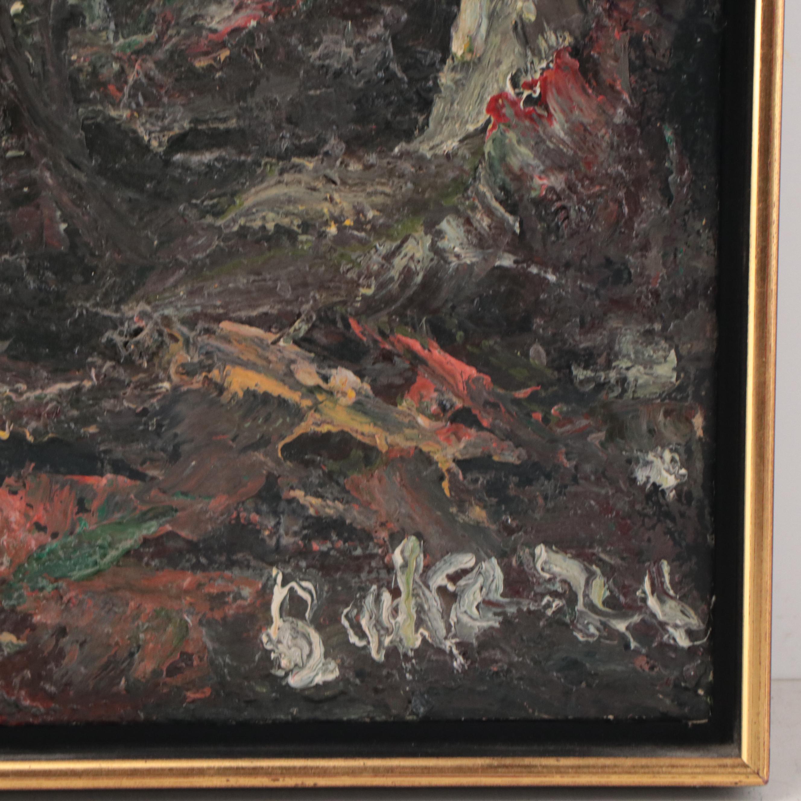 Abstract Expressionistic Style Oil Painting