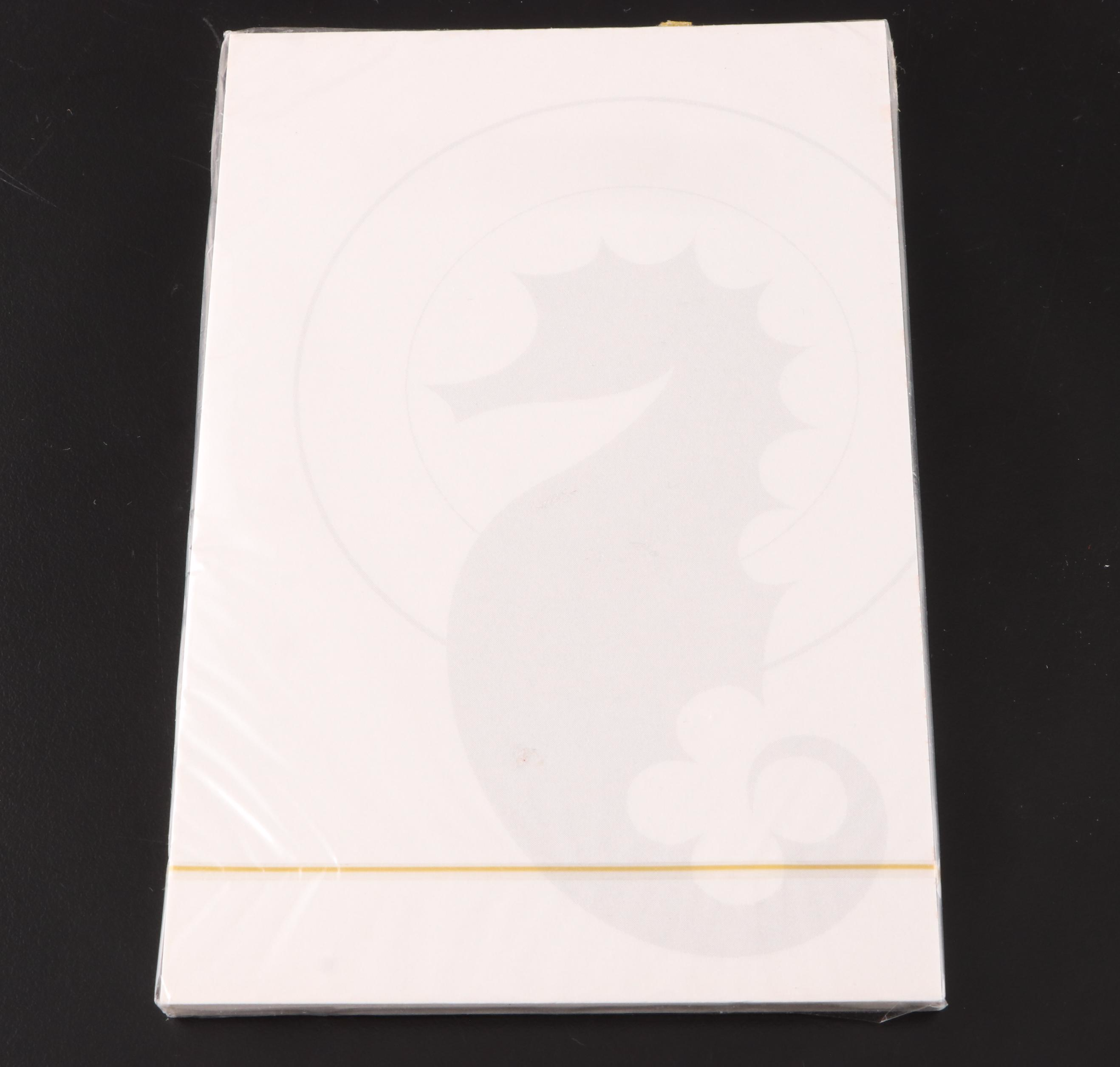 Waterford Crystal Paperweight and Notepad Tray