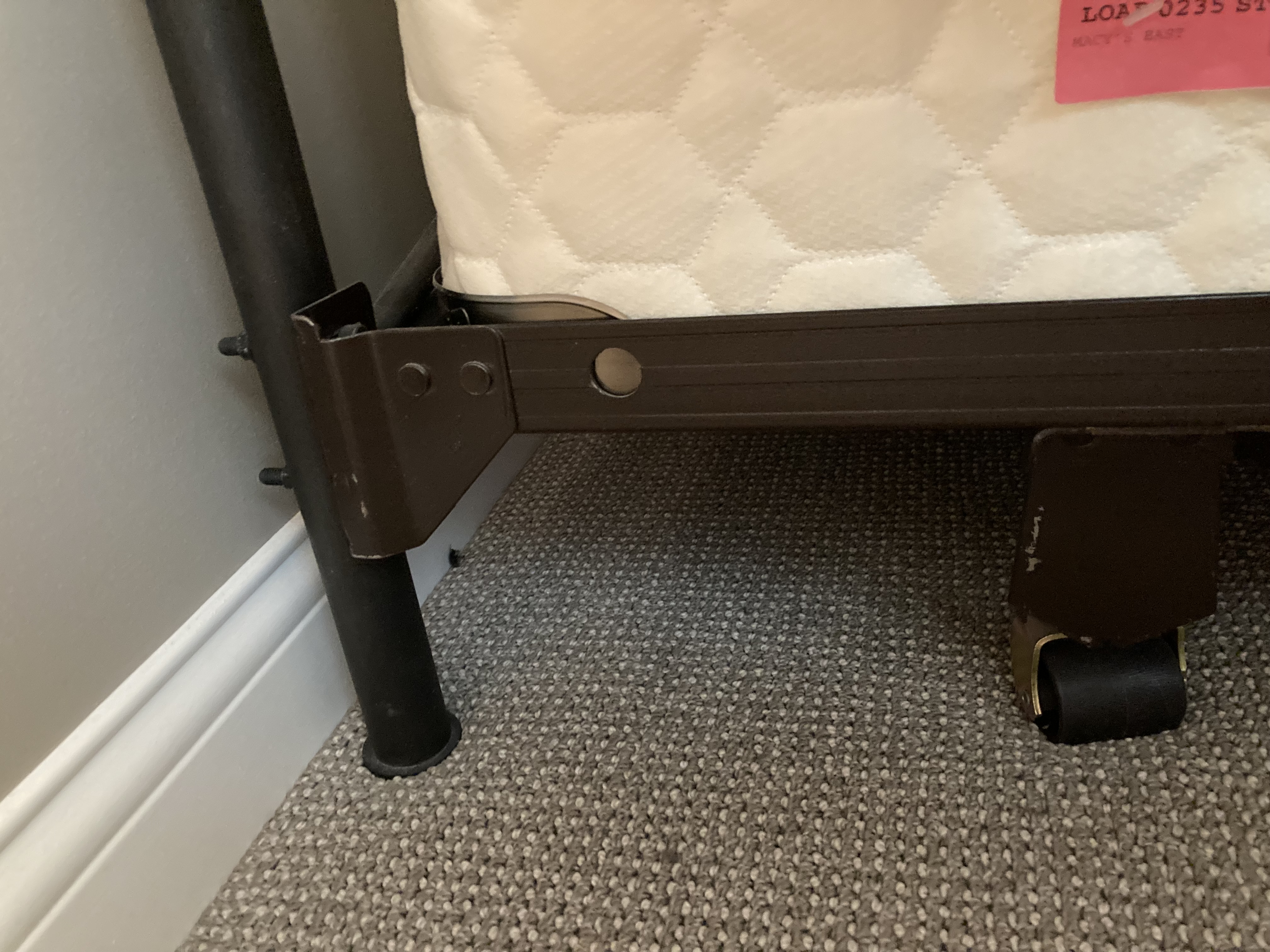 Matte Black Iron Queen Headboard